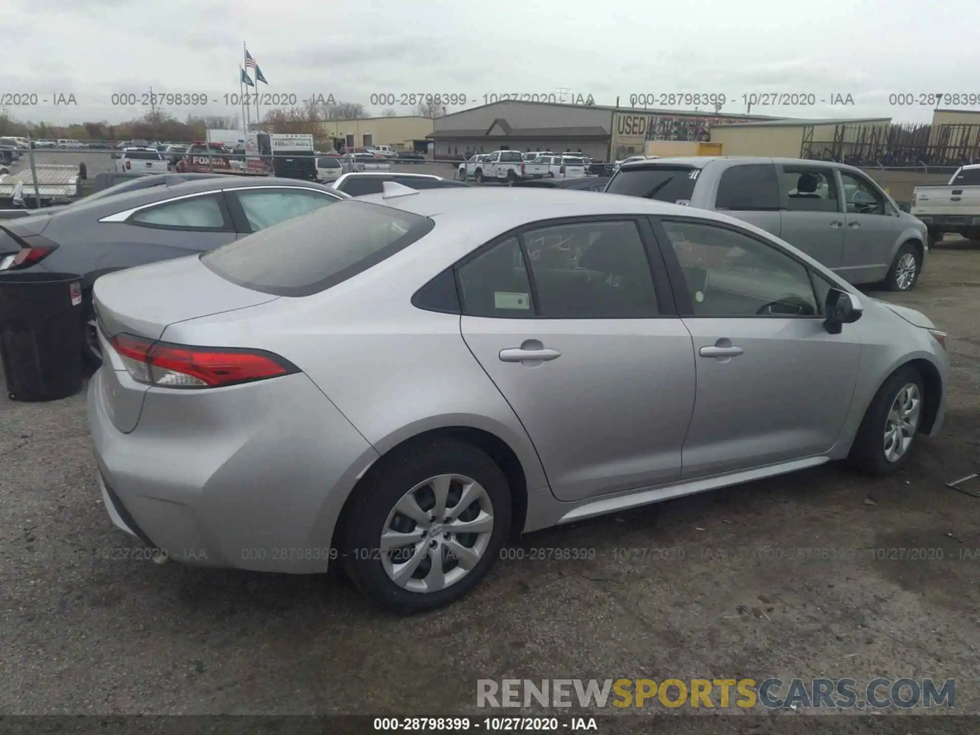 4 Photograph of a damaged car JTDEPRAE8LJ090304 TOYOTA COROLLA 2020