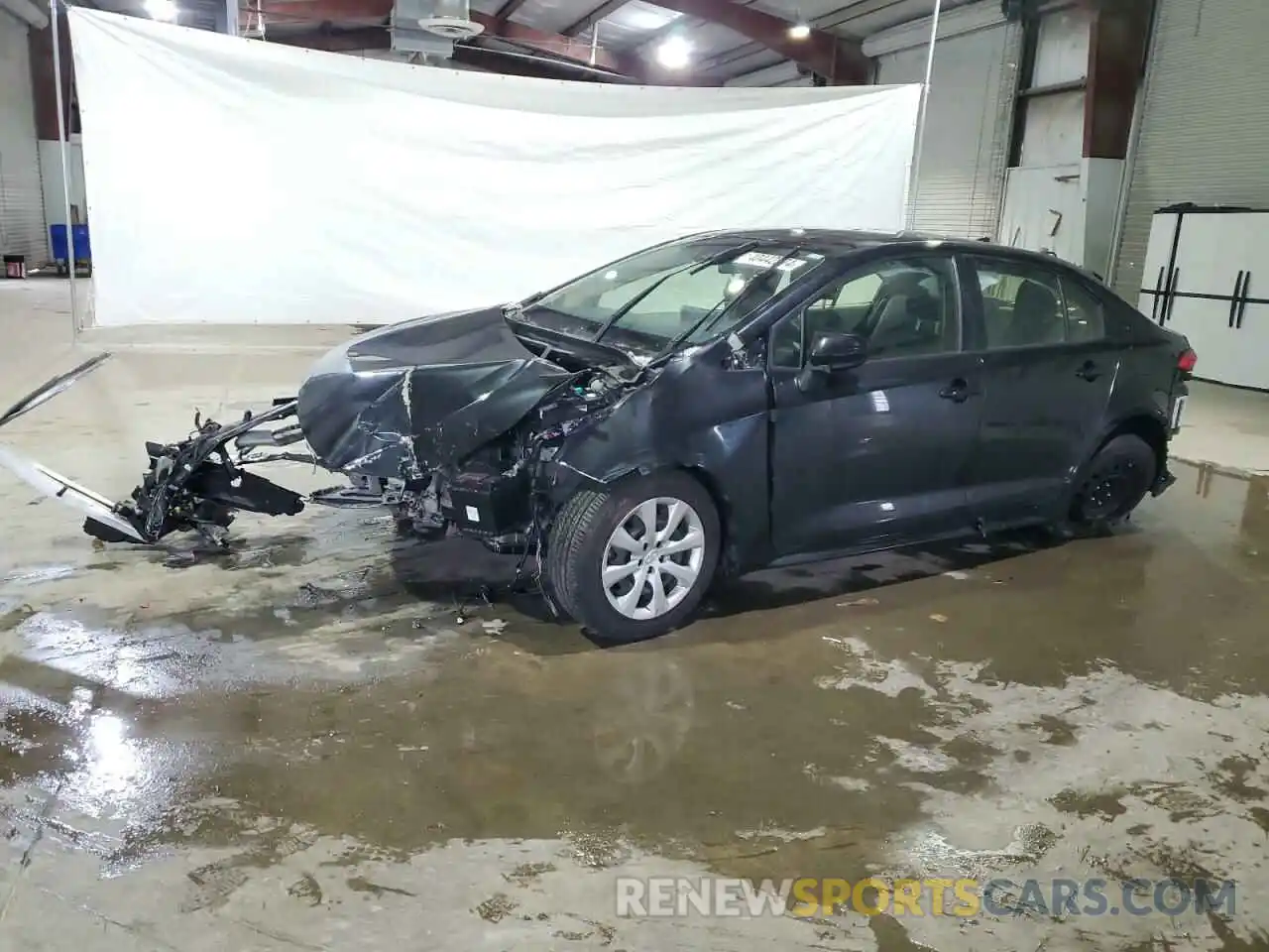 1 Photograph of a damaged car JTDEPRAE8LJ091016 TOYOTA COROLLA 2020