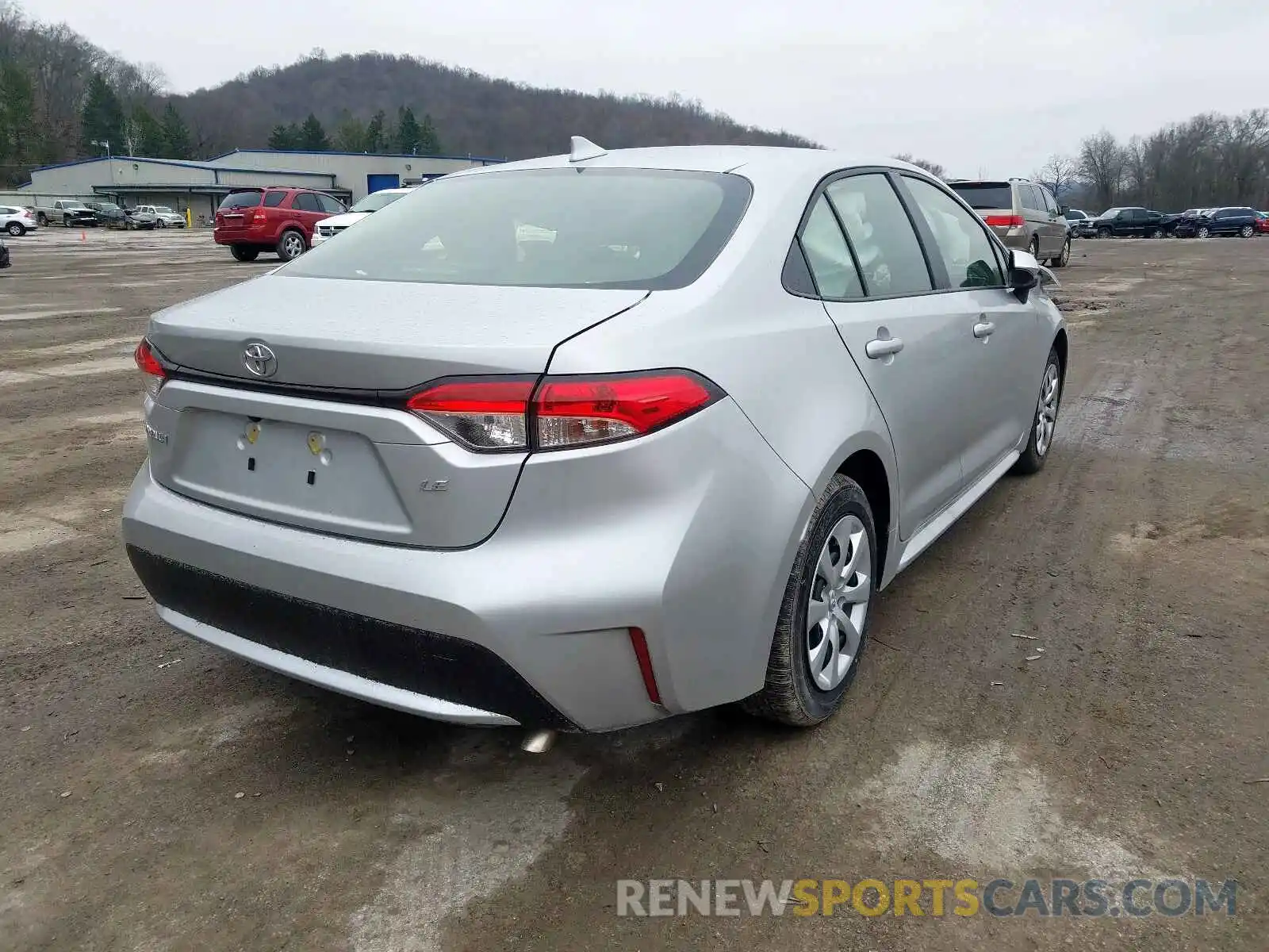 4 Photograph of a damaged car JTDEPRAE8LJ091081 TOYOTA COROLLA 2020