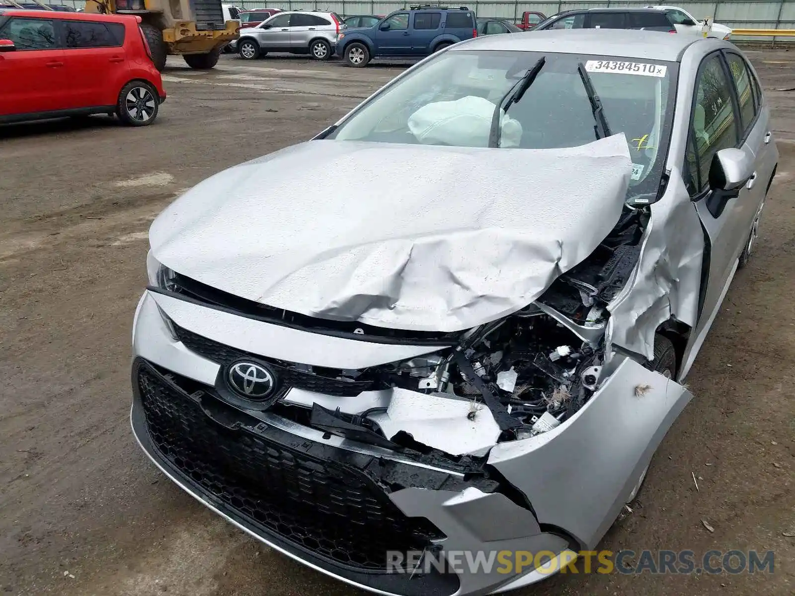 9 Photograph of a damaged car JTDEPRAE8LJ091081 TOYOTA COROLLA 2020