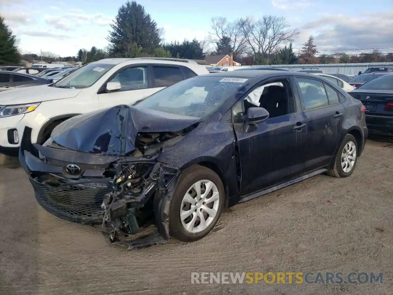 2 Photograph of a damaged car JTDEPRAE8LJ091548 TOYOTA COROLLA 2020