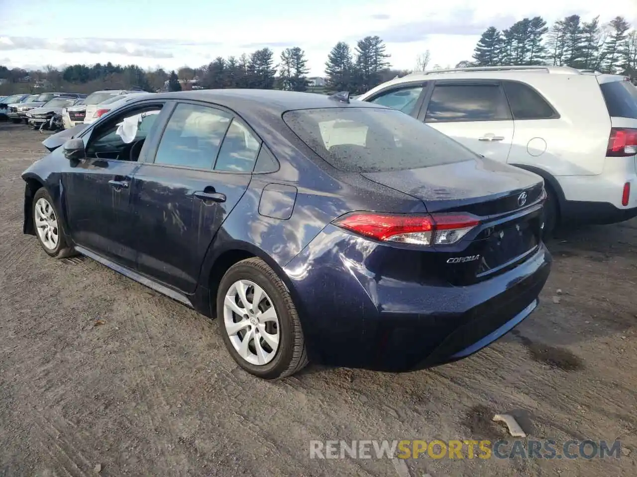 3 Photograph of a damaged car JTDEPRAE8LJ091548 TOYOTA COROLLA 2020