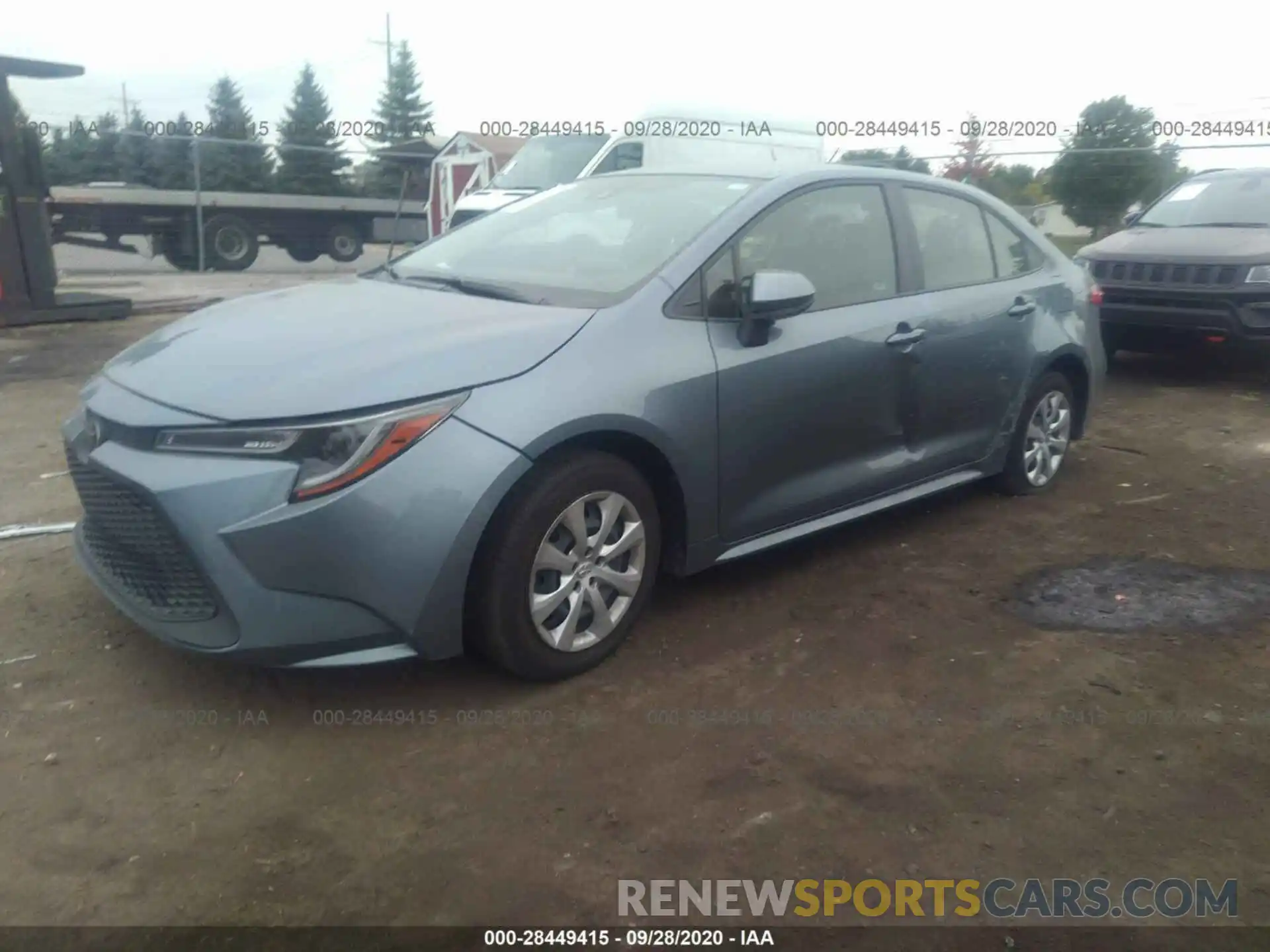 3 Photograph of a damaged car JTDEPRAE8LJ091579 TOYOTA COROLLA 2020