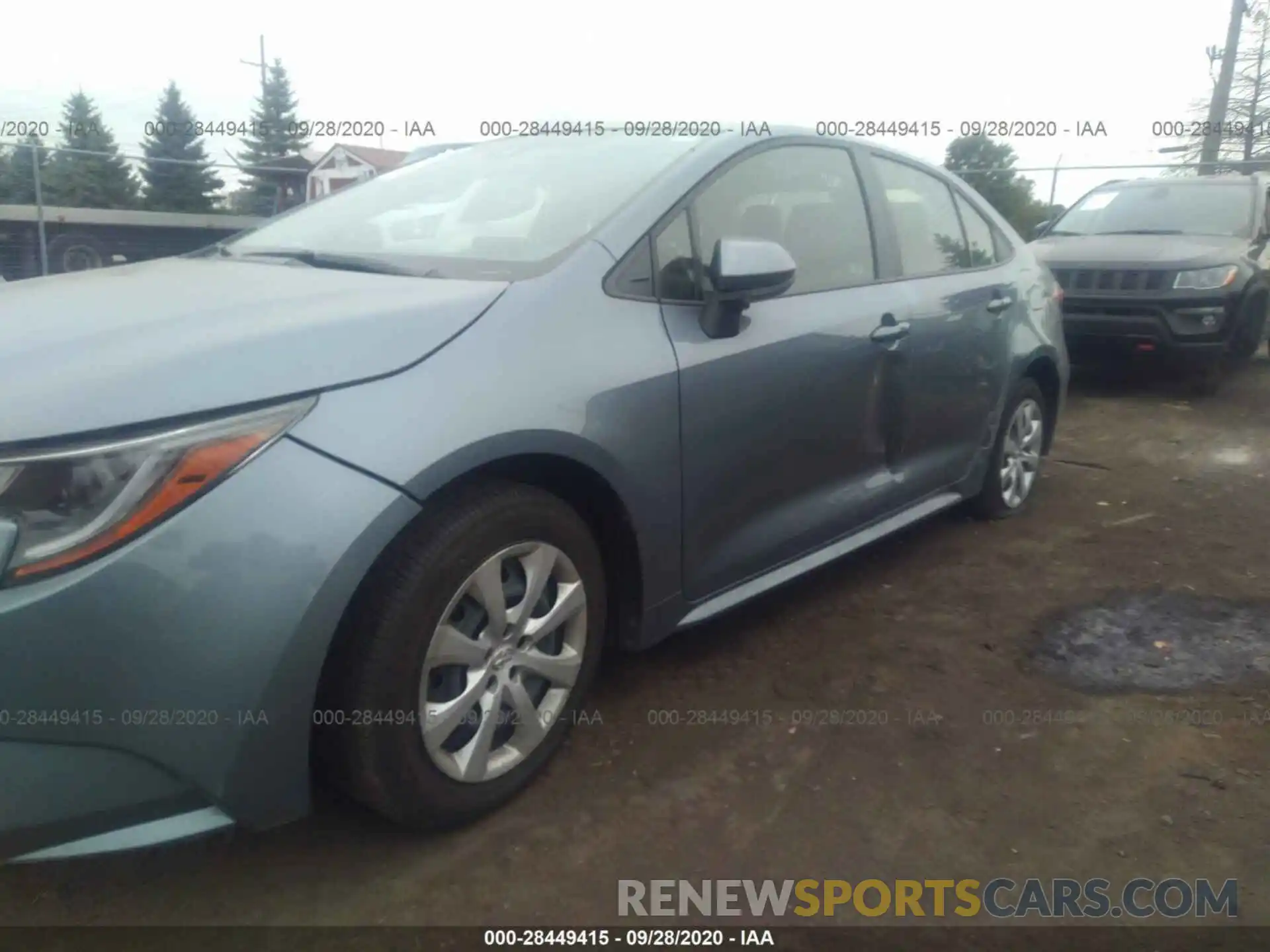 6 Photograph of a damaged car JTDEPRAE8LJ091579 TOYOTA COROLLA 2020