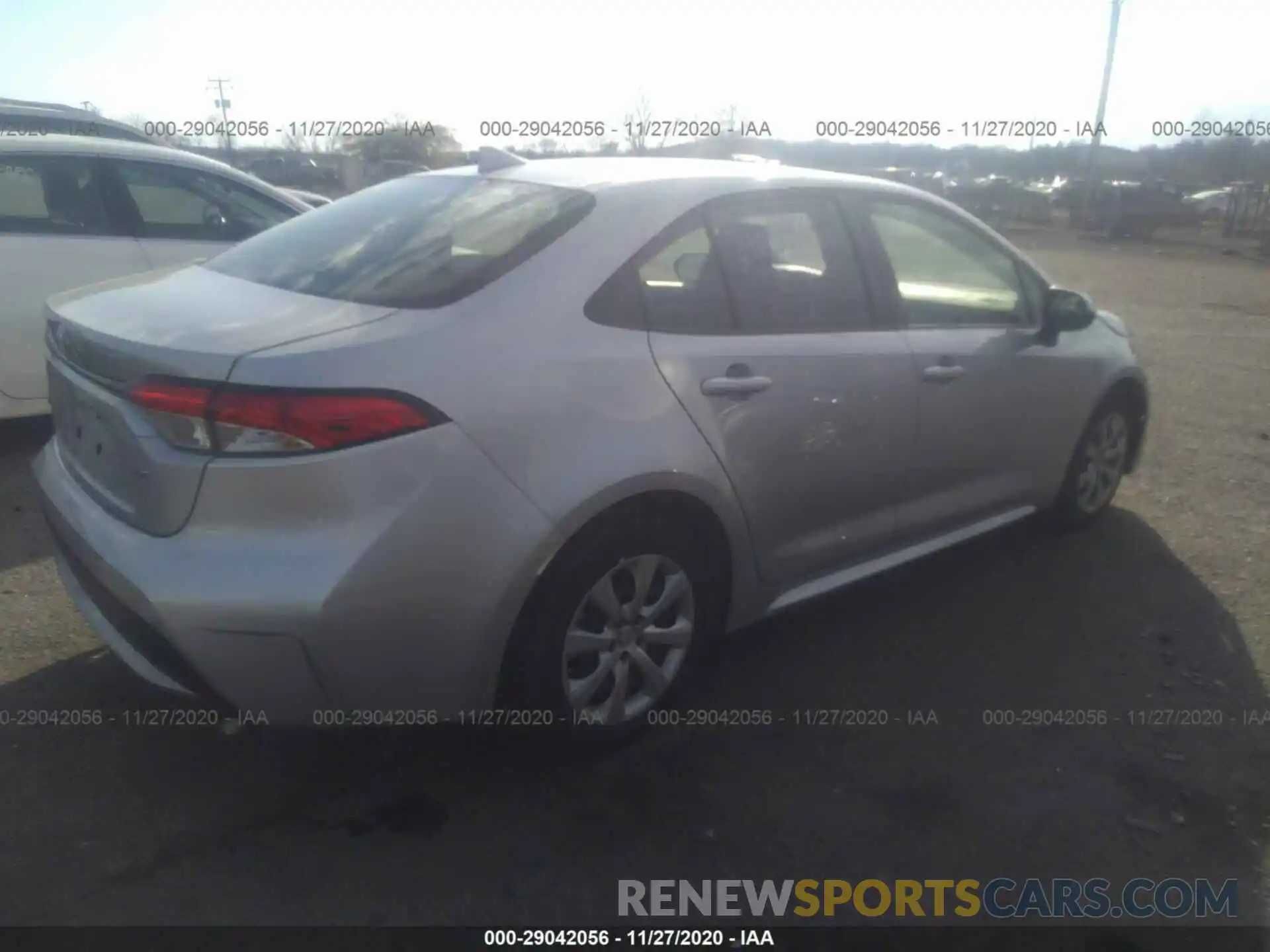 4 Photograph of a damaged car JTDEPRAE8LJ092795 TOYOTA COROLLA 2020