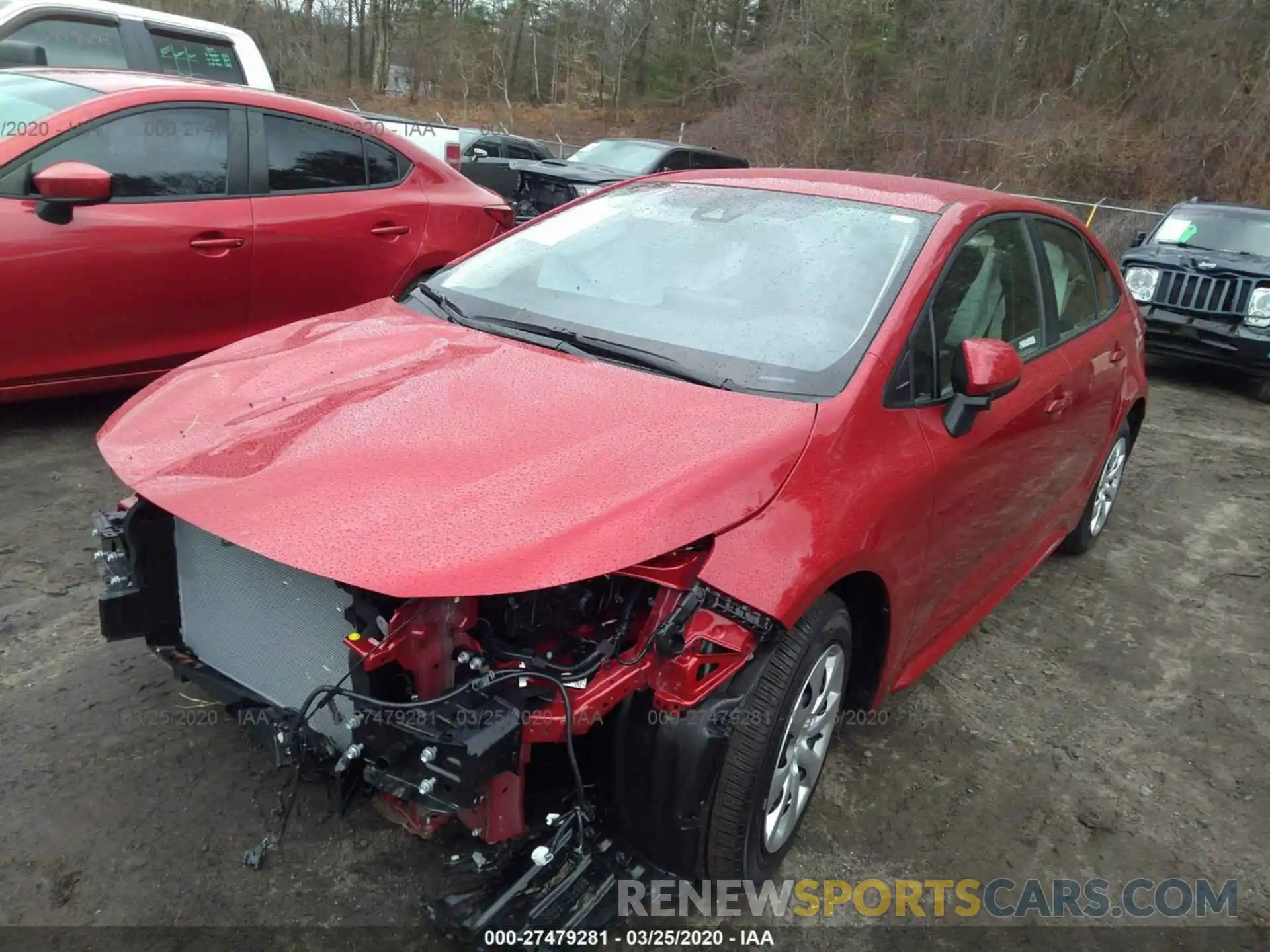 2 Photograph of a damaged car JTDEPRAE8LJ092957 TOYOTA COROLLA 2020