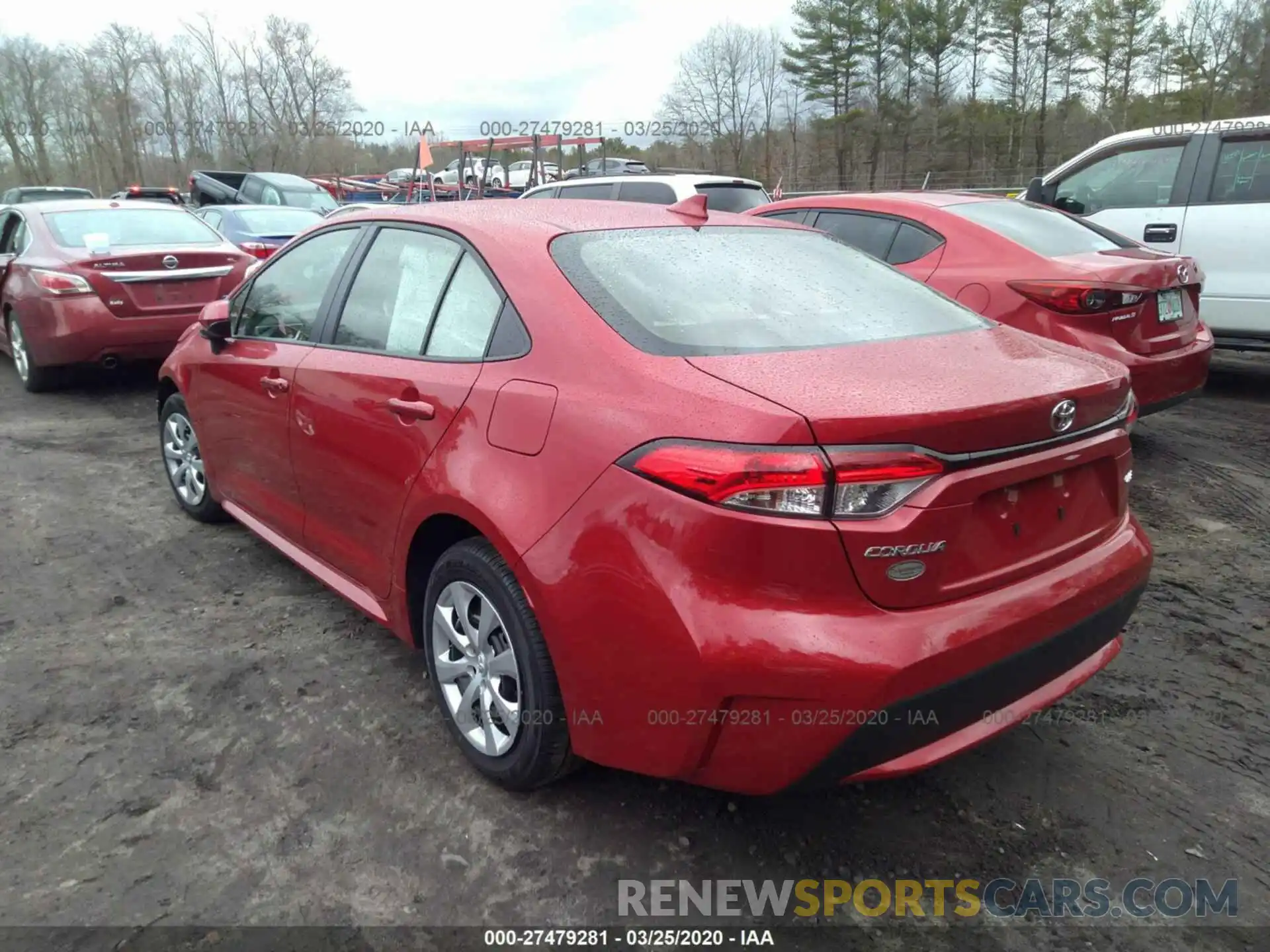 3 Photograph of a damaged car JTDEPRAE8LJ092957 TOYOTA COROLLA 2020