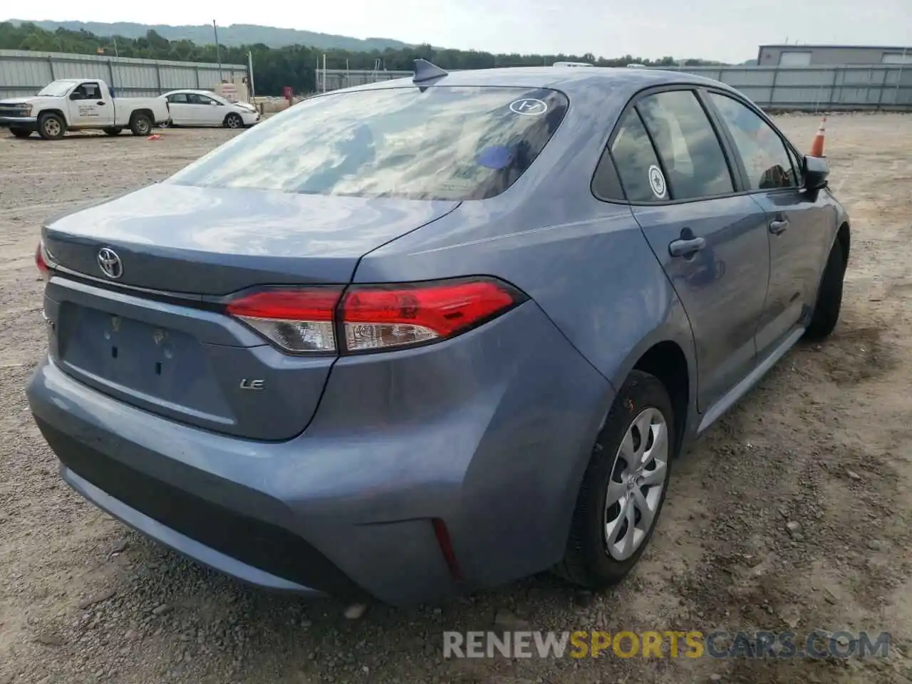 4 Photograph of a damaged car JTDEPRAE8LJ093185 TOYOTA COROLLA 2020