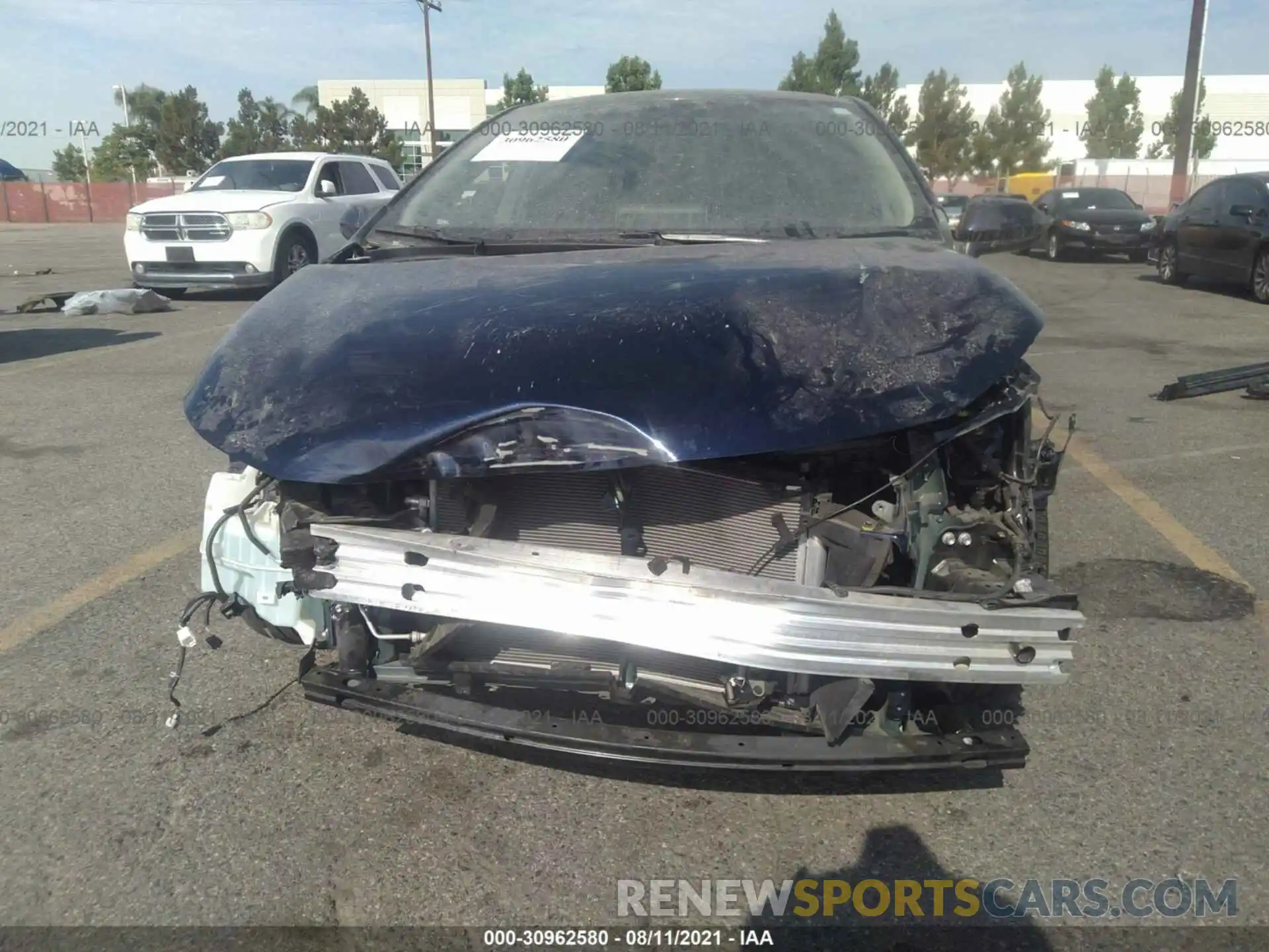 6 Photograph of a damaged car JTDEPRAE8LJ093493 TOYOTA COROLLA 2020