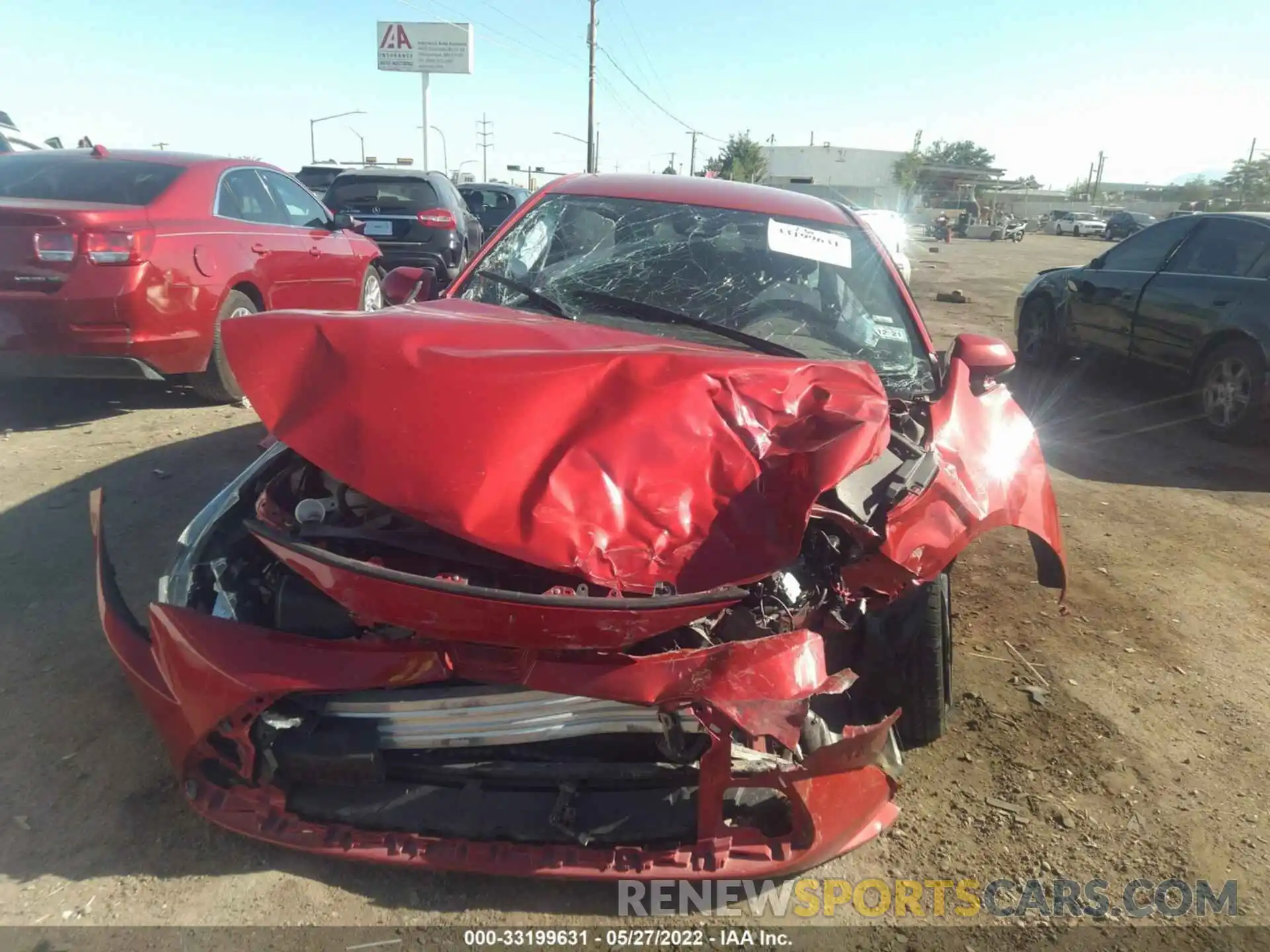 10 Photograph of a damaged car JTDEPRAE8LJ094921 TOYOTA COROLLA 2020