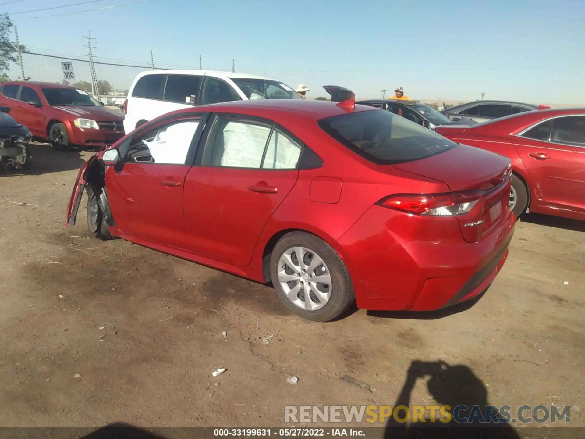 3 Photograph of a damaged car JTDEPRAE8LJ094921 TOYOTA COROLLA 2020