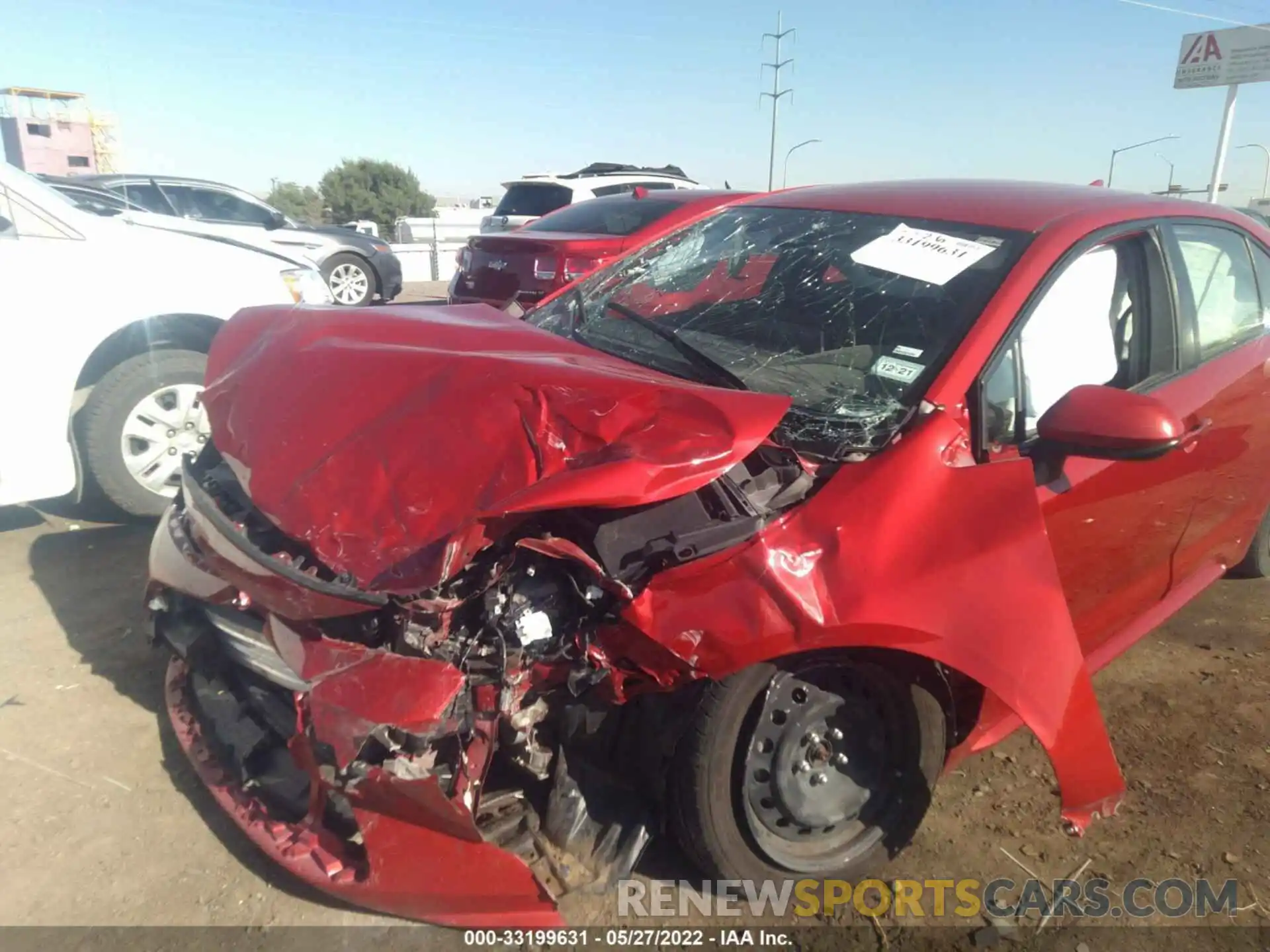 6 Photograph of a damaged car JTDEPRAE8LJ094921 TOYOTA COROLLA 2020