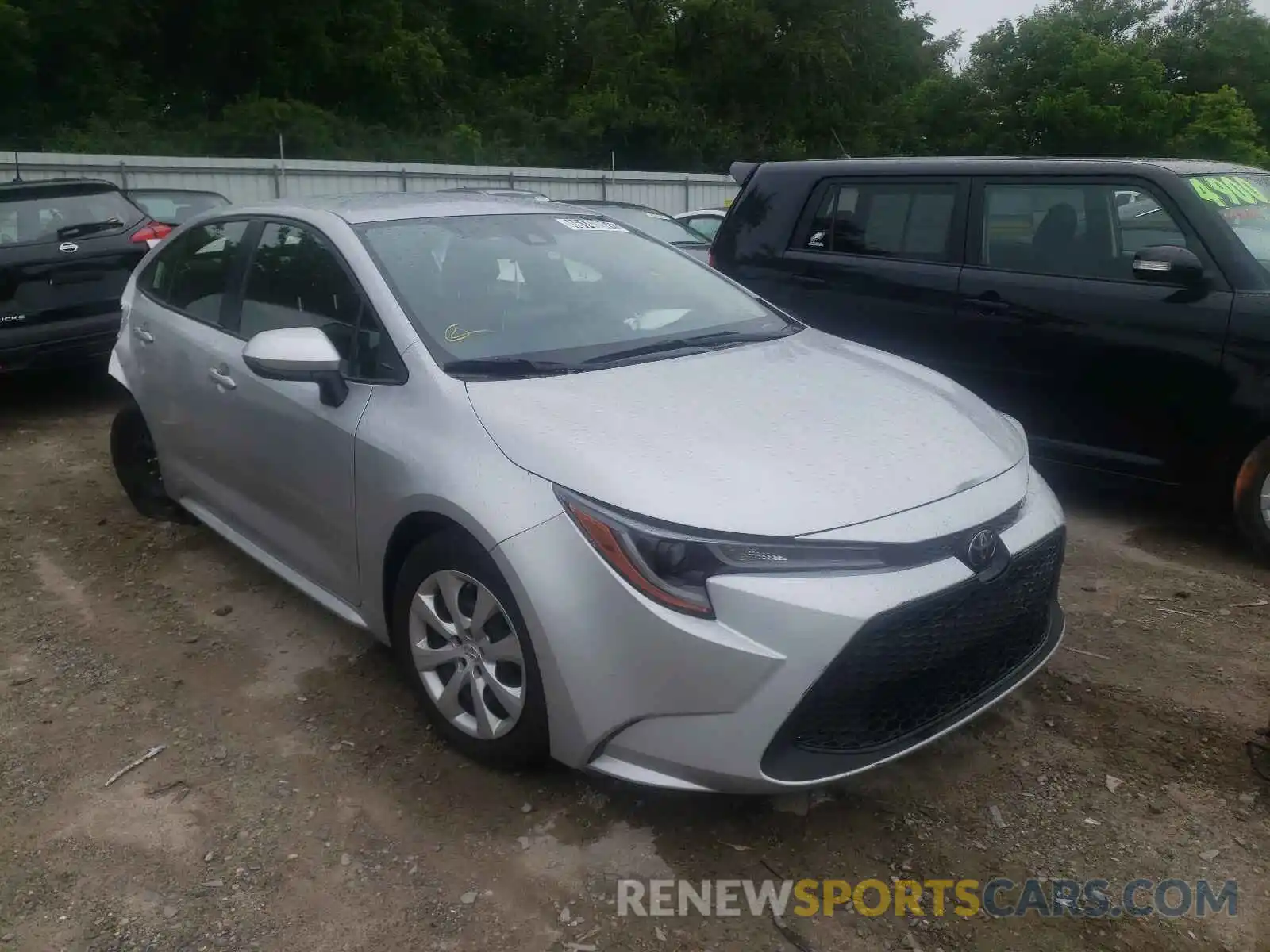 1 Photograph of a damaged car JTDEPRAE8LJ095731 TOYOTA COROLLA 2020