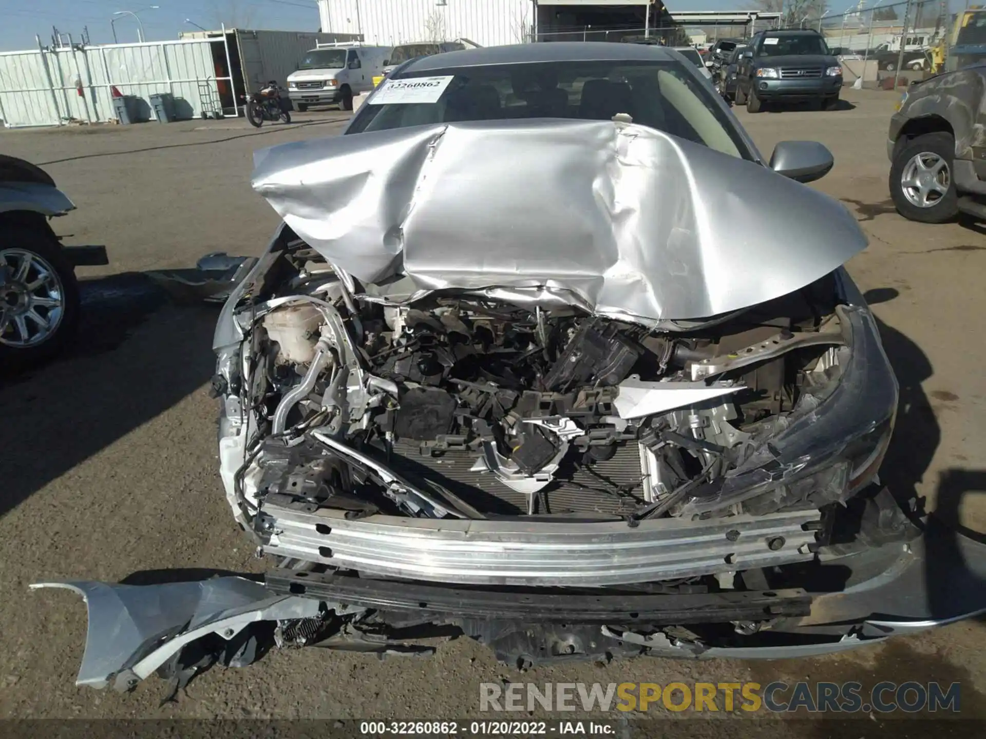 6 Photograph of a damaged car JTDEPRAE8LJ095857 TOYOTA COROLLA 2020