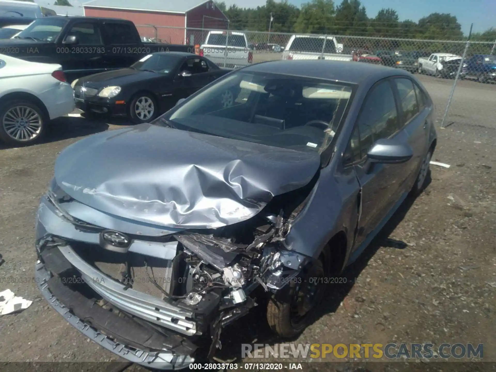 6 Photograph of a damaged car JTDEPRAE8LJ096913 TOYOTA COROLLA 2020