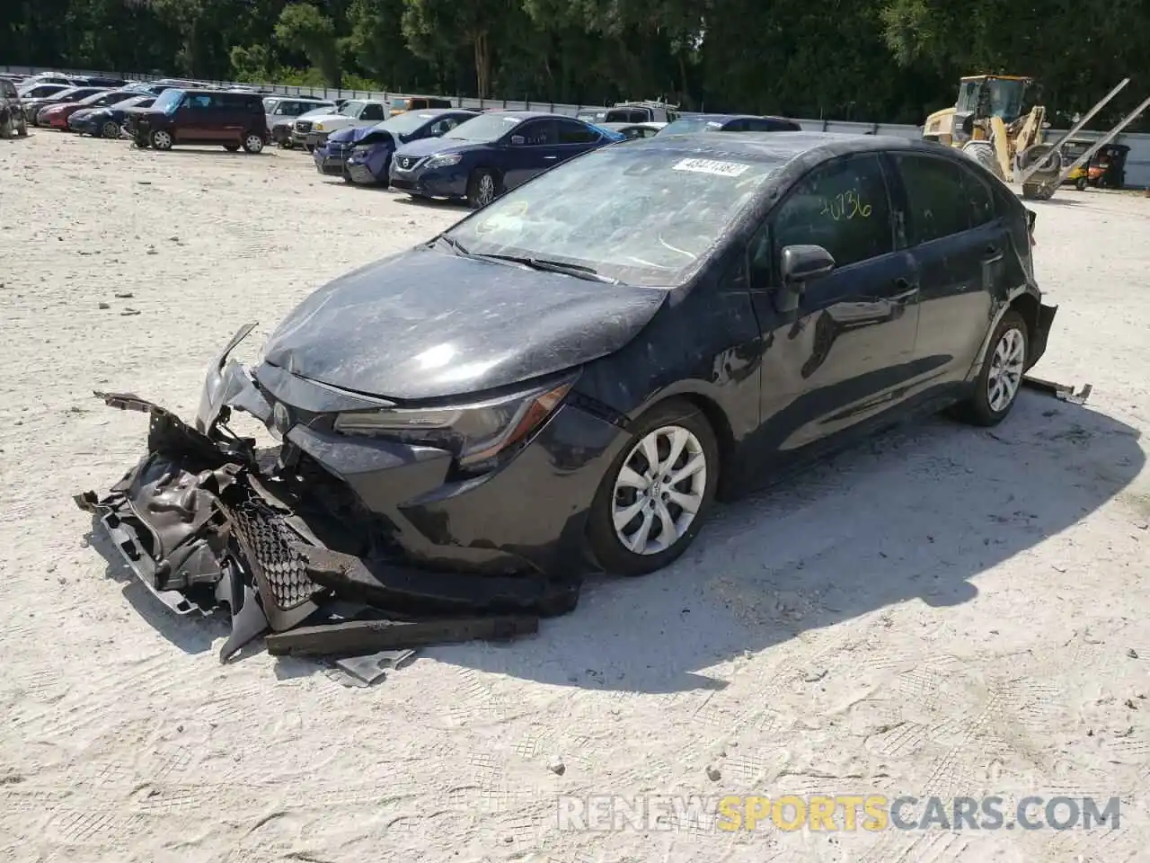 2 Photograph of a damaged car JTDEPRAE8LJ096930 TOYOTA COROLLA 2020