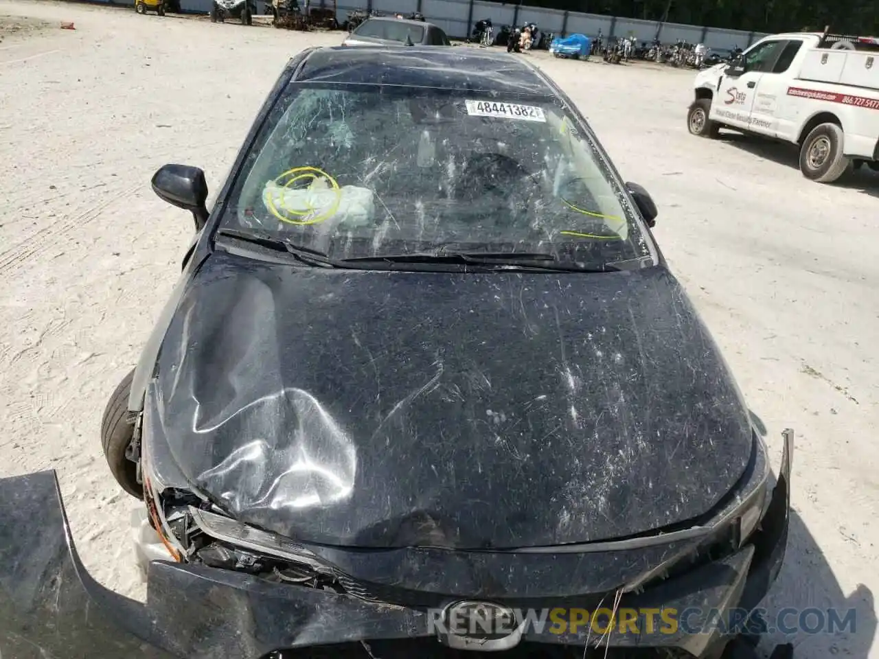 9 Photograph of a damaged car JTDEPRAE8LJ096930 TOYOTA COROLLA 2020