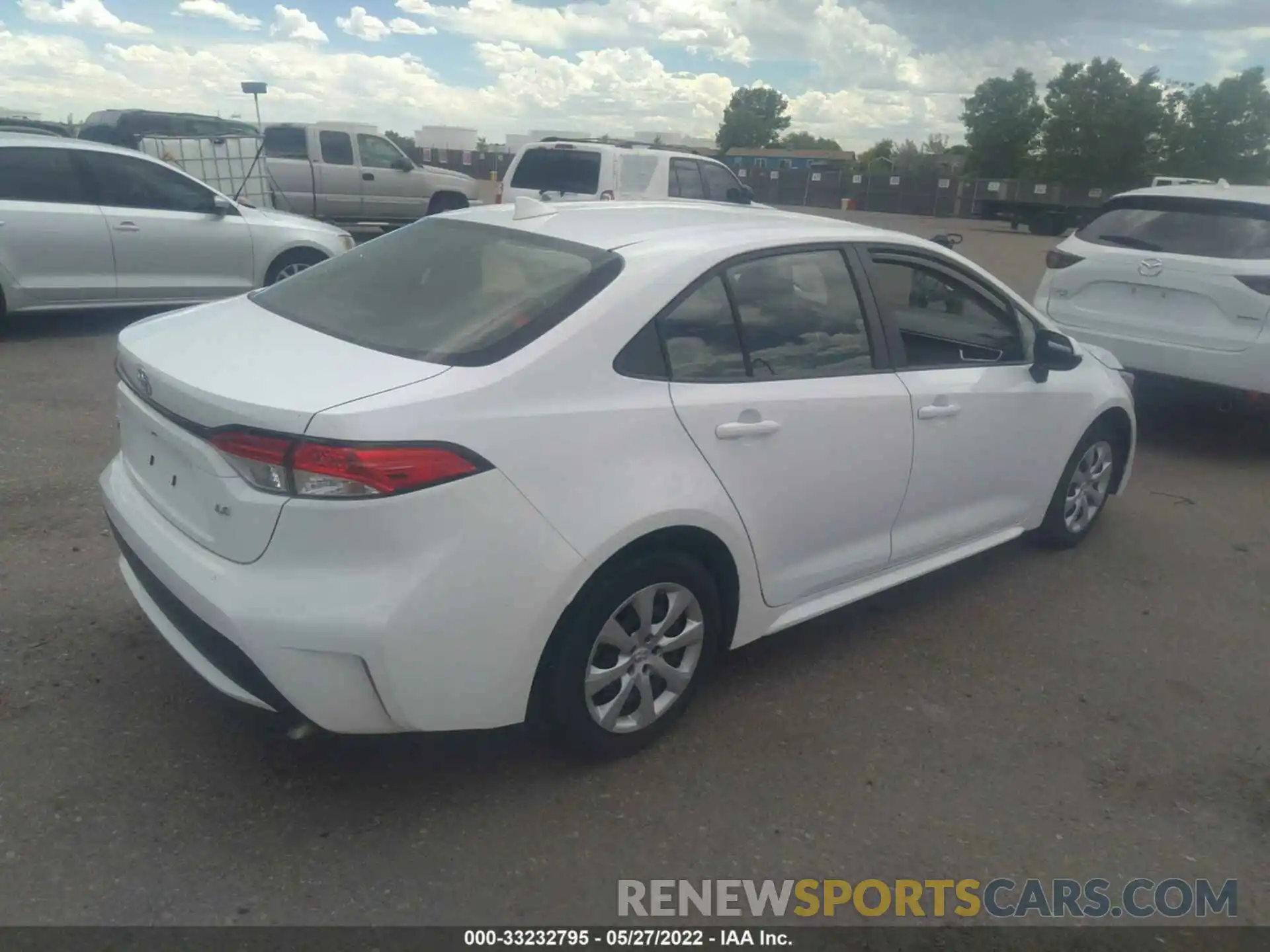 4 Photograph of a damaged car JTDEPRAE8LJ097172 TOYOTA COROLLA 2020