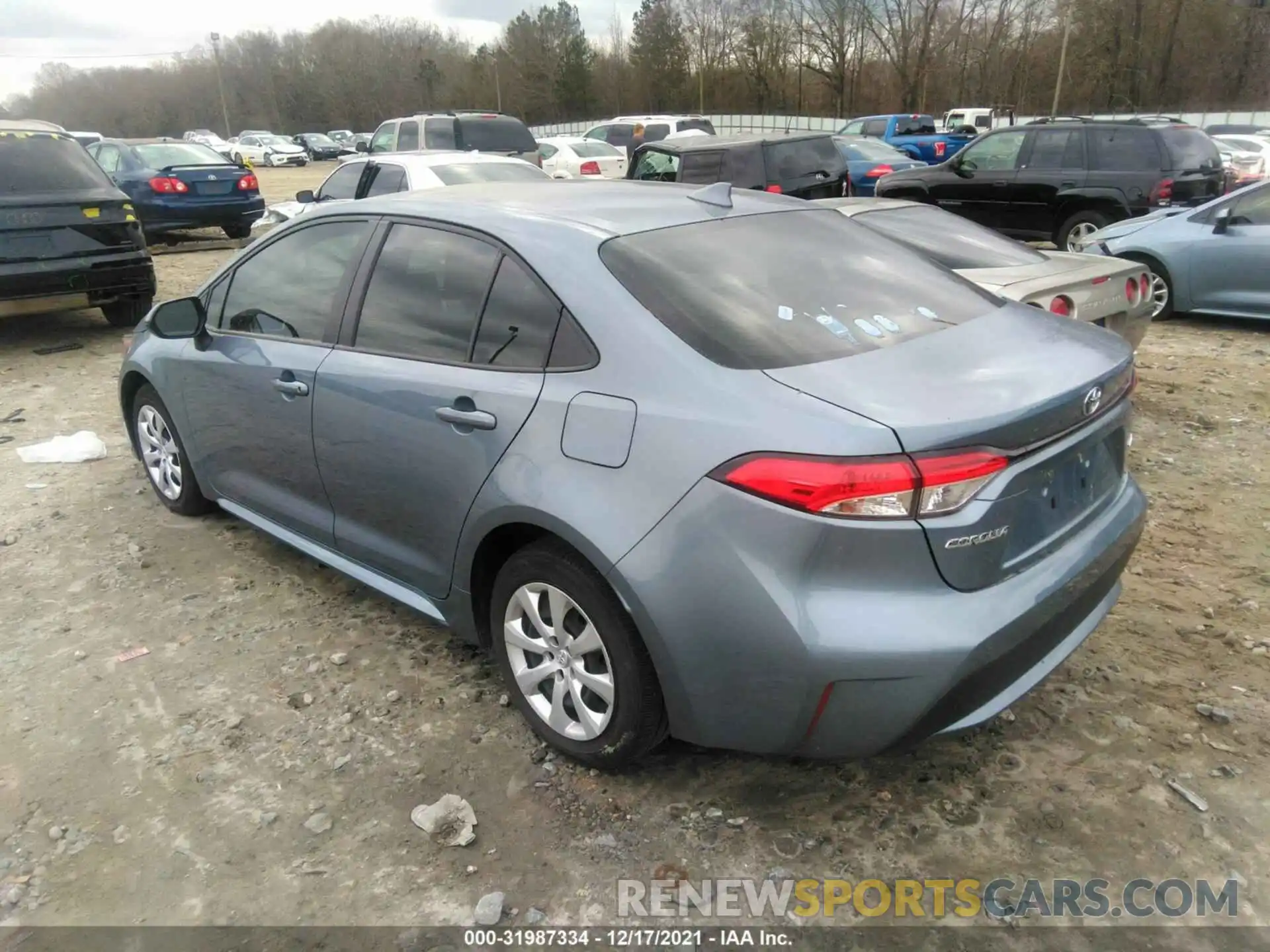 3 Photograph of a damaged car JTDEPRAE8LJ097284 TOYOTA COROLLA 2020