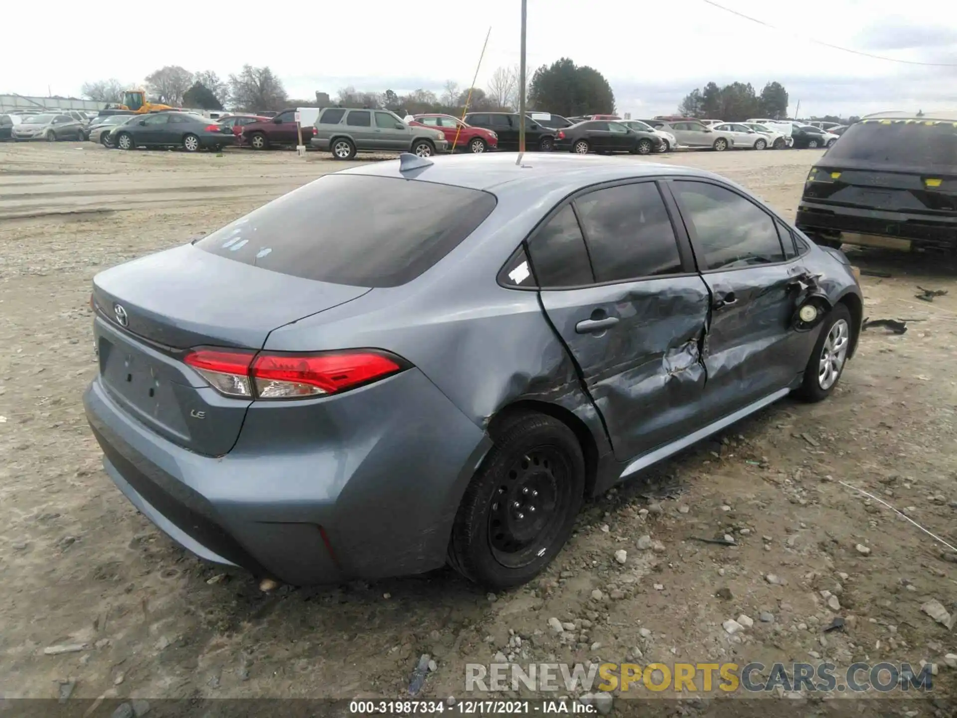 4 Photograph of a damaged car JTDEPRAE8LJ097284 TOYOTA COROLLA 2020