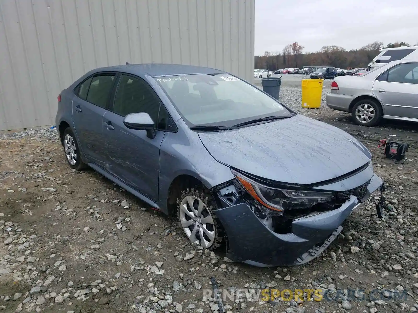 1 Photograph of a damaged car JTDEPRAE8LJ097530 TOYOTA COROLLA 2020