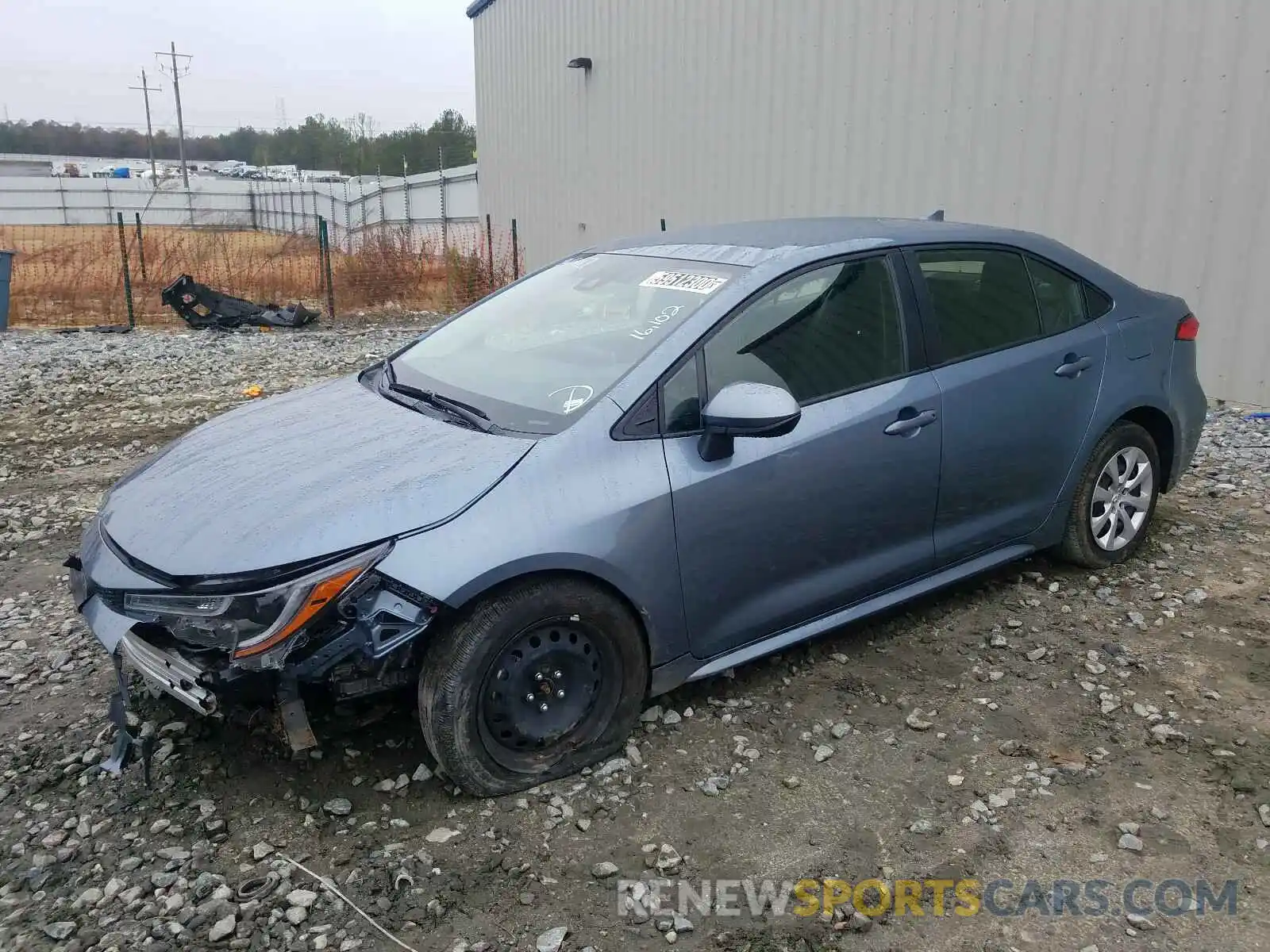 2 Photograph of a damaged car JTDEPRAE8LJ097530 TOYOTA COROLLA 2020