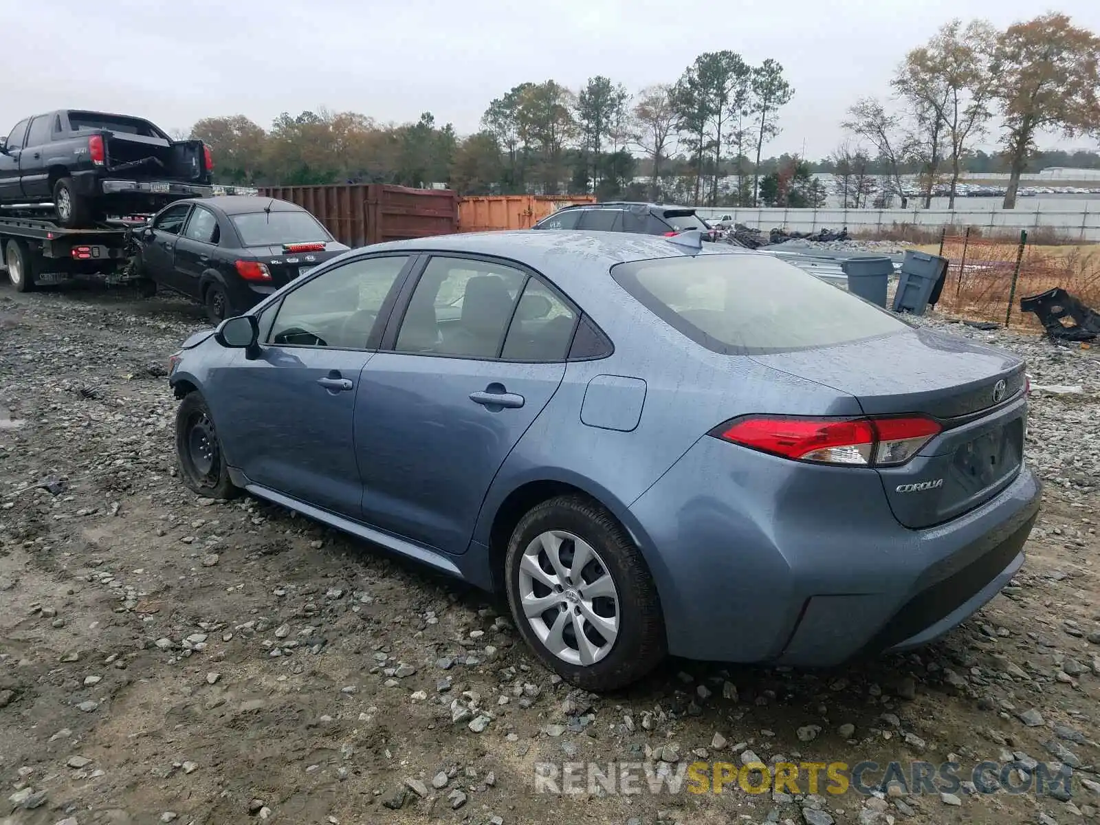 3 Photograph of a damaged car JTDEPRAE8LJ097530 TOYOTA COROLLA 2020