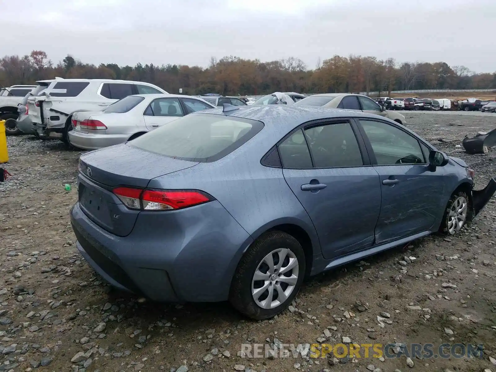 4 Photograph of a damaged car JTDEPRAE8LJ097530 TOYOTA COROLLA 2020