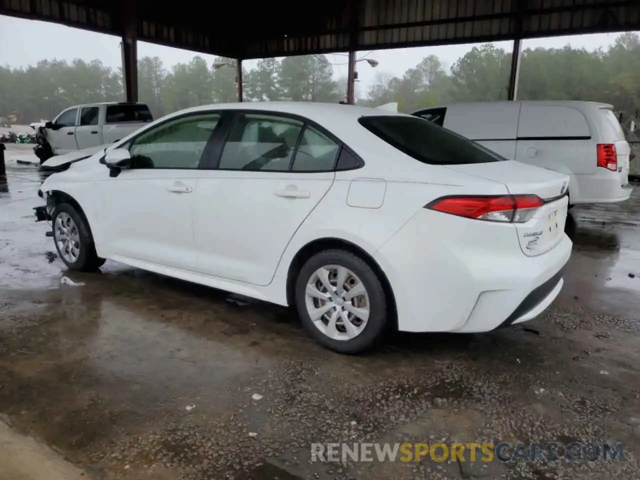 2 Photograph of a damaged car JTDEPRAE8LJ098502 TOYOTA COROLLA 2020