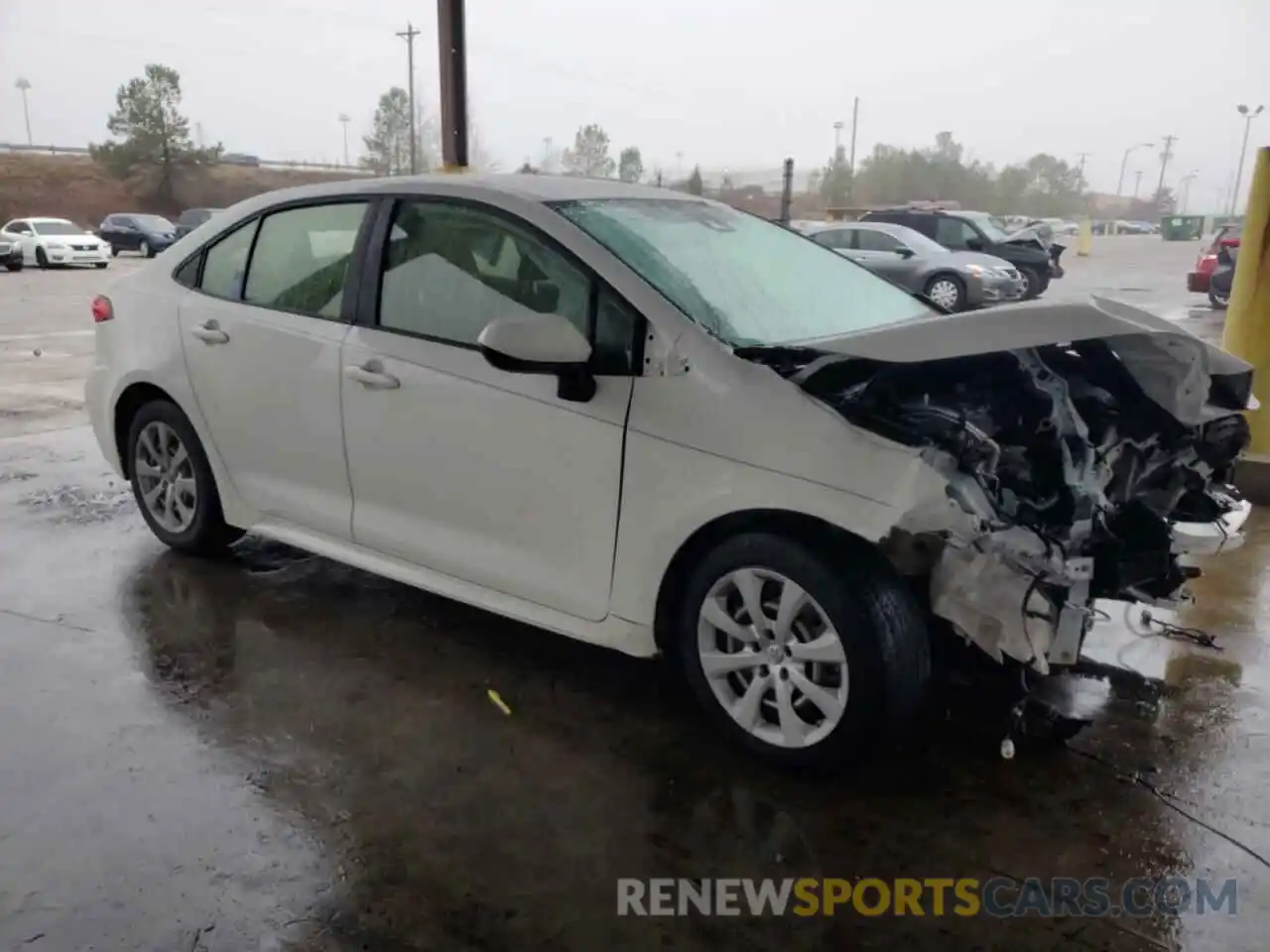 4 Photograph of a damaged car JTDEPRAE8LJ098502 TOYOTA COROLLA 2020