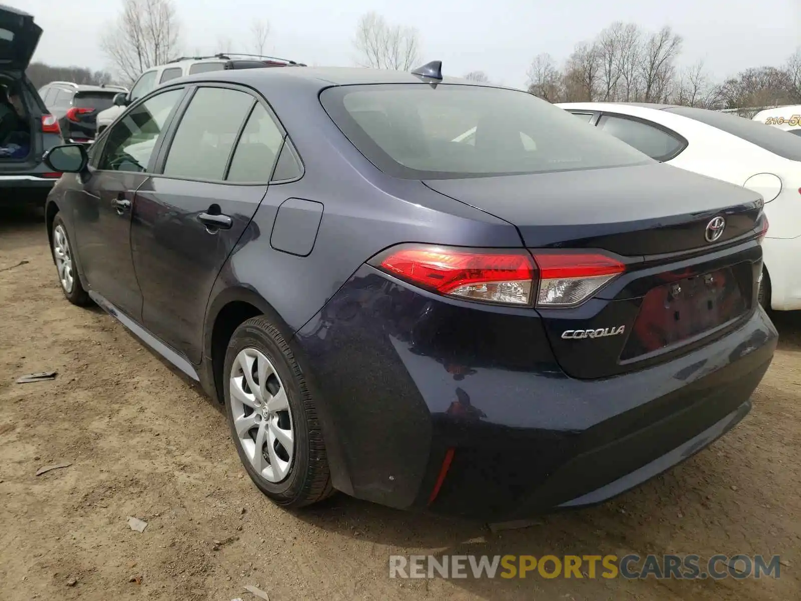 3 Photograph of a damaged car JTDEPRAE8LJ099326 TOYOTA COROLLA 2020