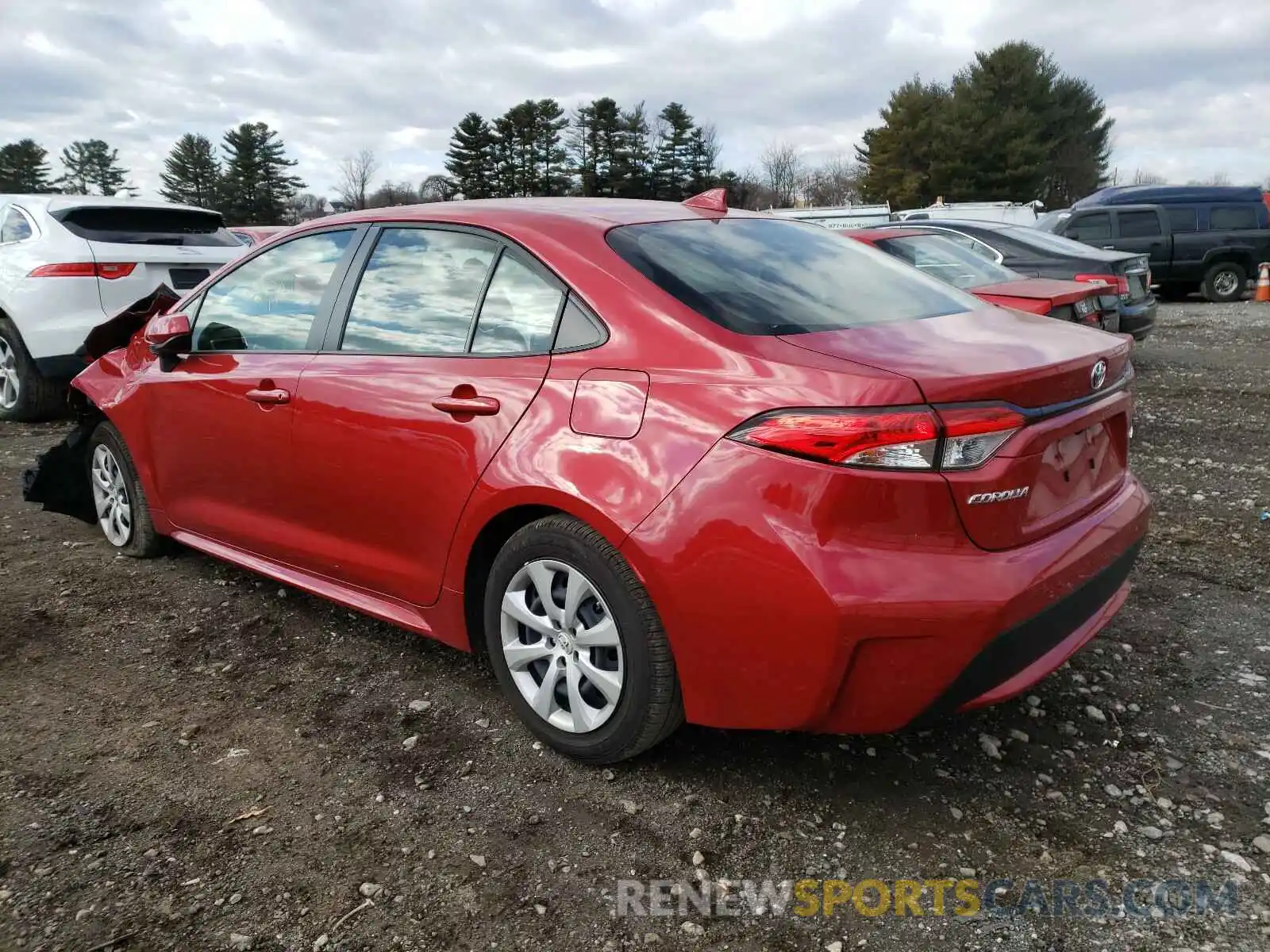 3 Photograph of a damaged car JTDEPRAE8LJ099360 TOYOTA COROLLA 2020