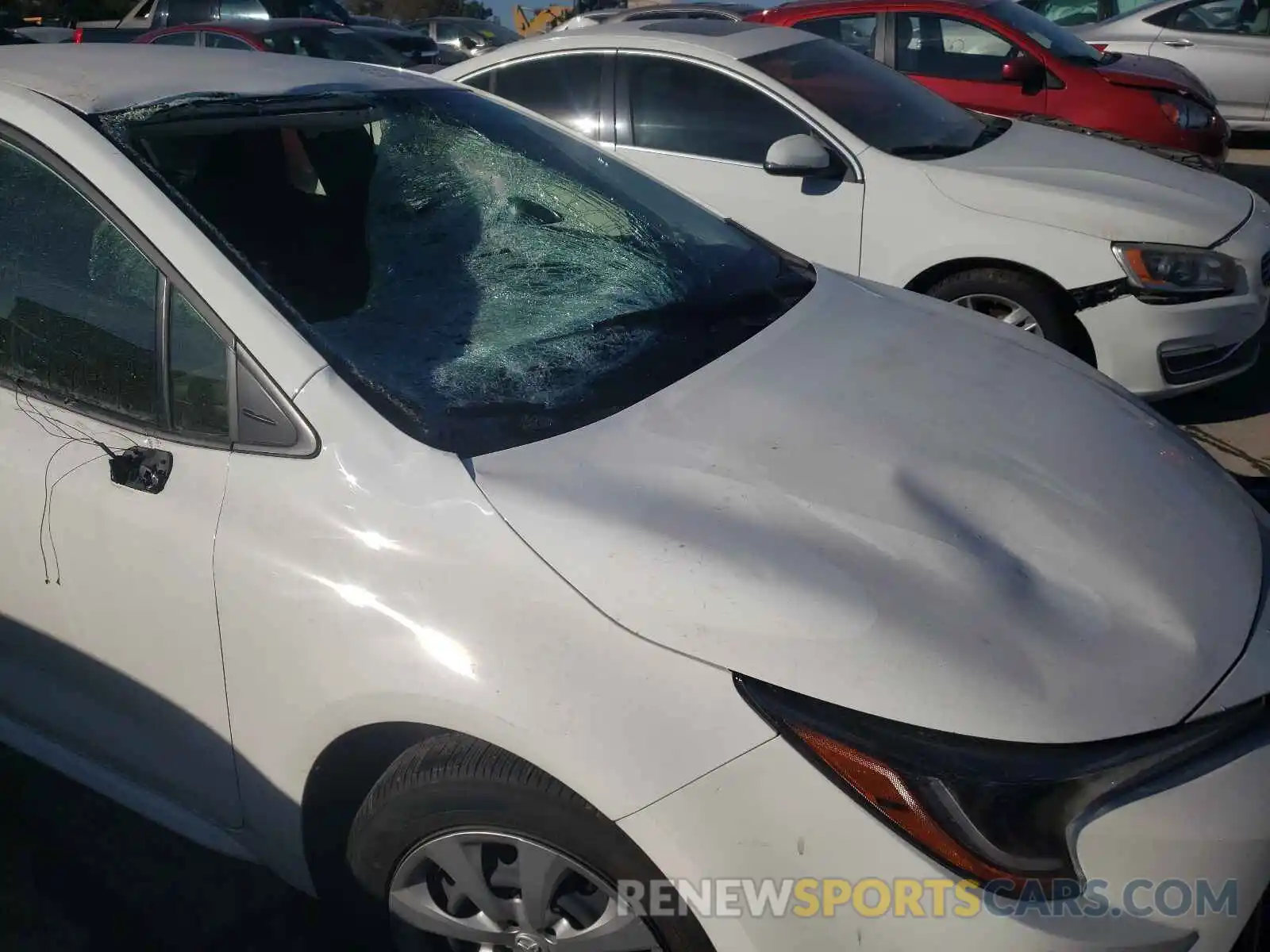 9 Photograph of a damaged car JTDEPRAE8LJ100247 TOYOTA COROLLA 2020