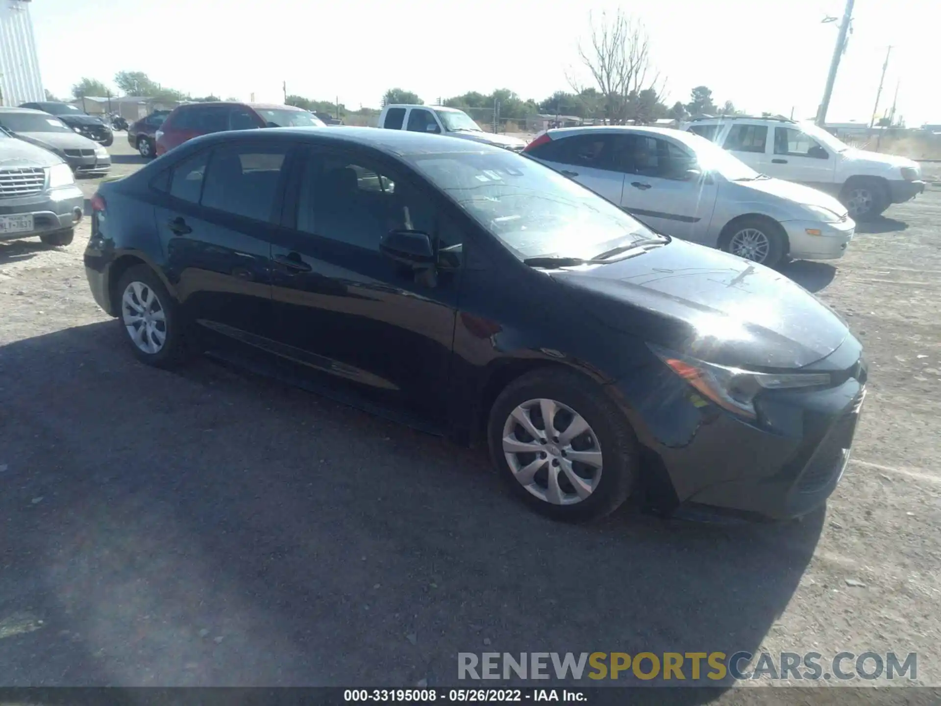 1 Photograph of a damaged car JTDEPRAE8LJ100331 TOYOTA COROLLA 2020