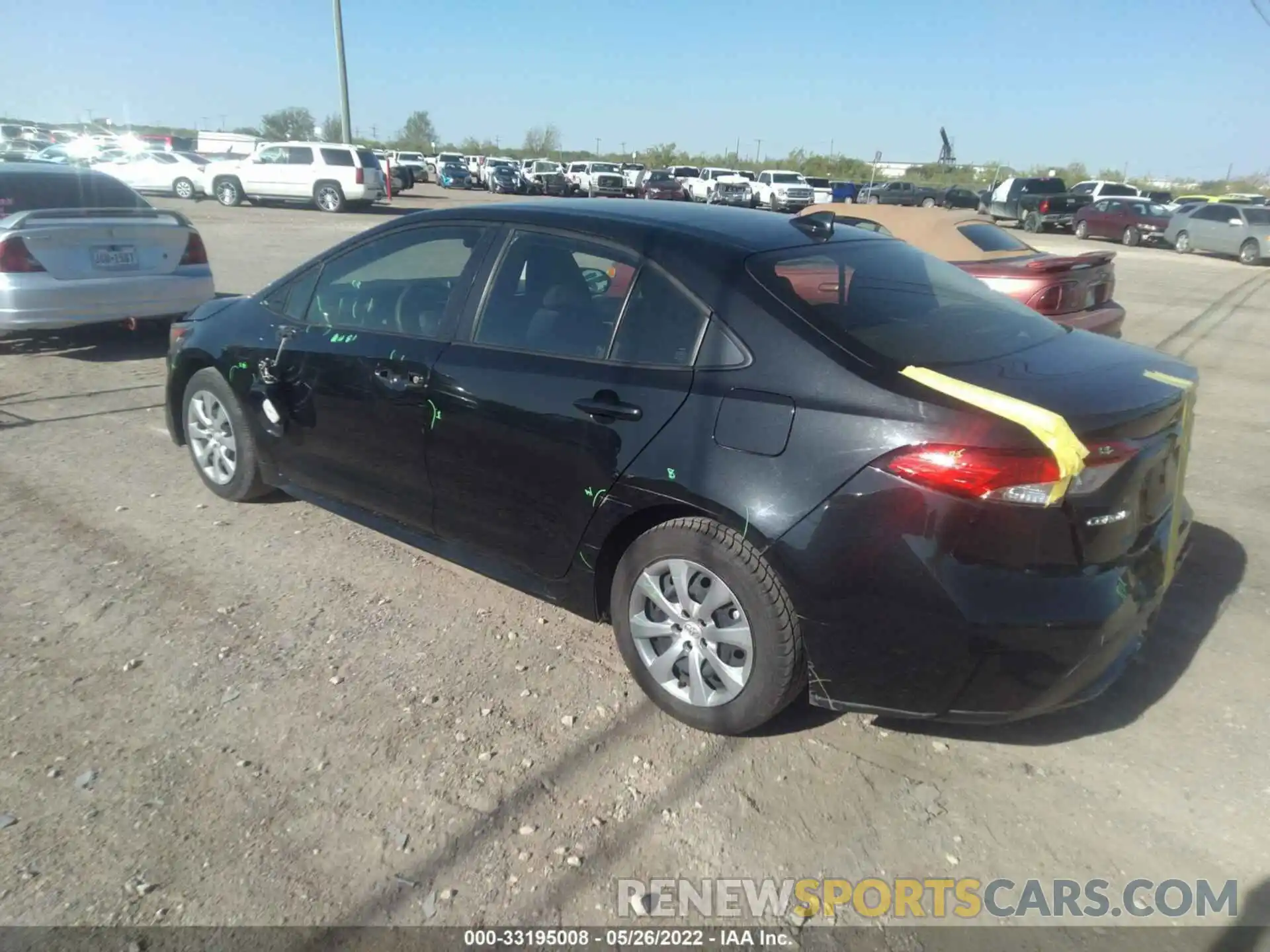 3 Photograph of a damaged car JTDEPRAE8LJ100331 TOYOTA COROLLA 2020