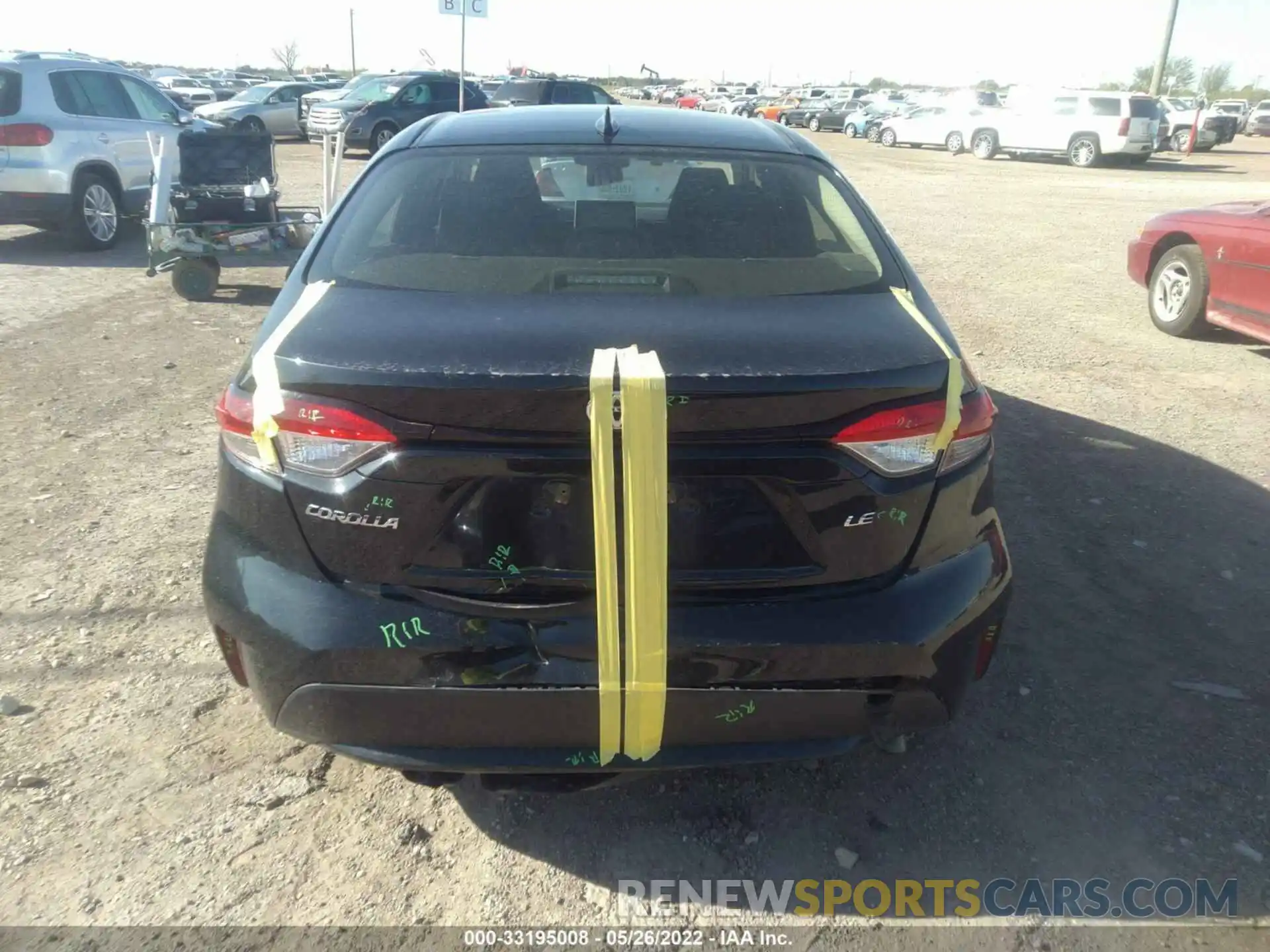 6 Photograph of a damaged car JTDEPRAE8LJ100331 TOYOTA COROLLA 2020