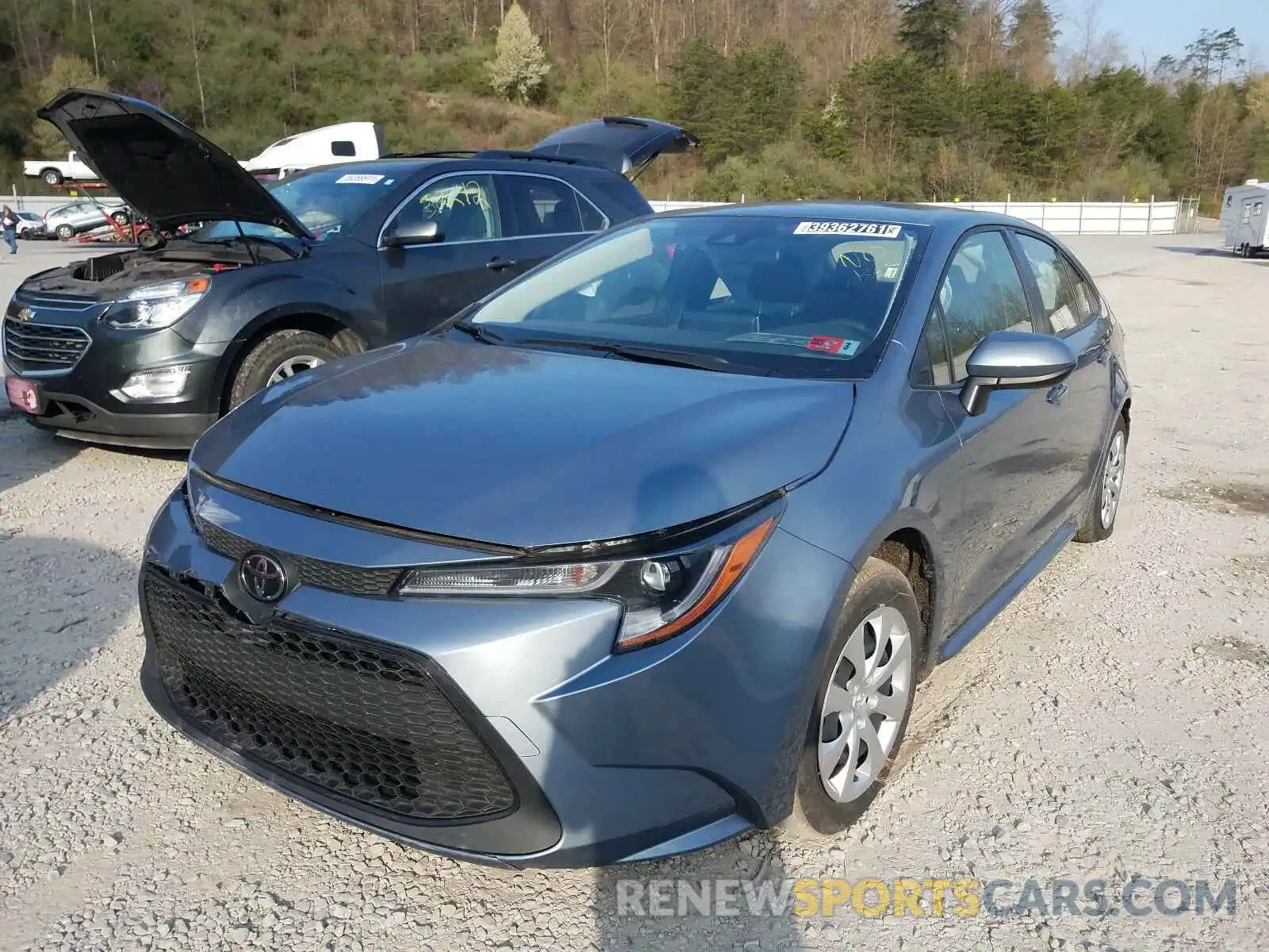 2 Photograph of a damaged car JTDEPRAE8LJ100510 TOYOTA COROLLA 2020