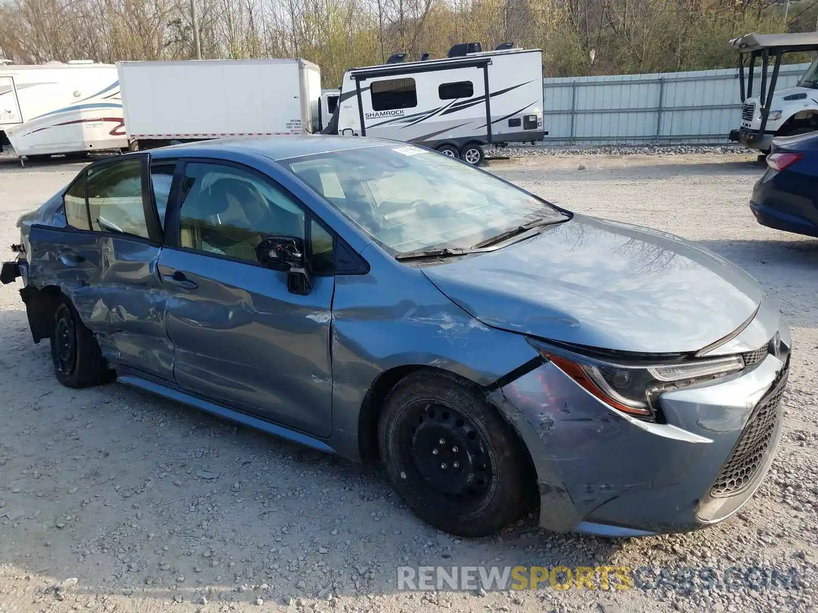 9 Photograph of a damaged car JTDEPRAE8LJ100510 TOYOTA COROLLA 2020