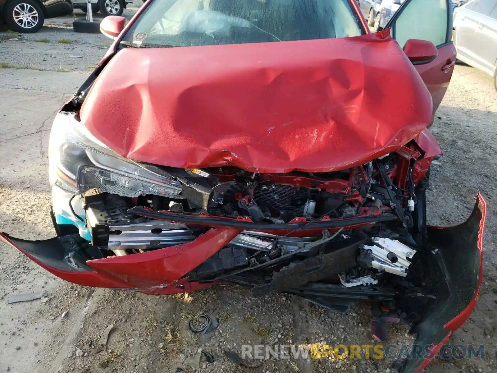 7 Photograph of a damaged car JTDEPRAE8LJ100782 TOYOTA COROLLA 2020