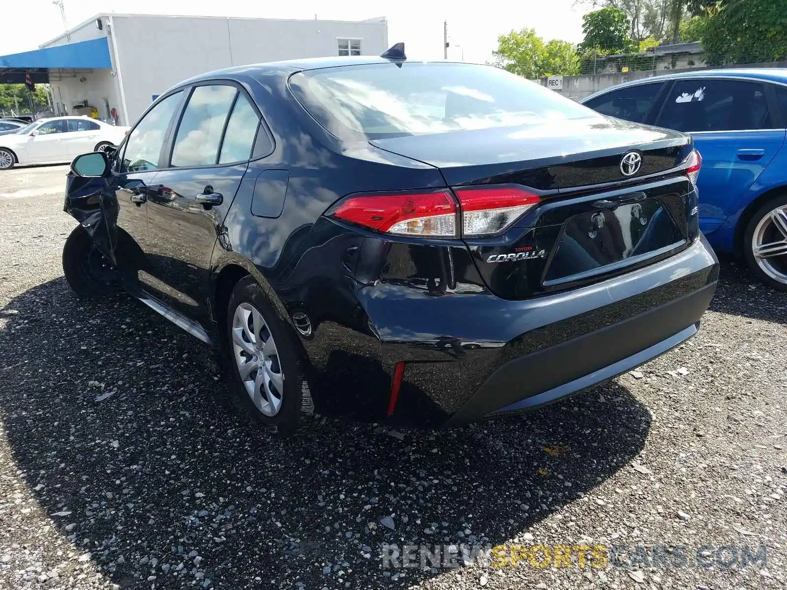 3 Photograph of a damaged car JTDEPRAE8LJ102175 TOYOTA COROLLA 2020