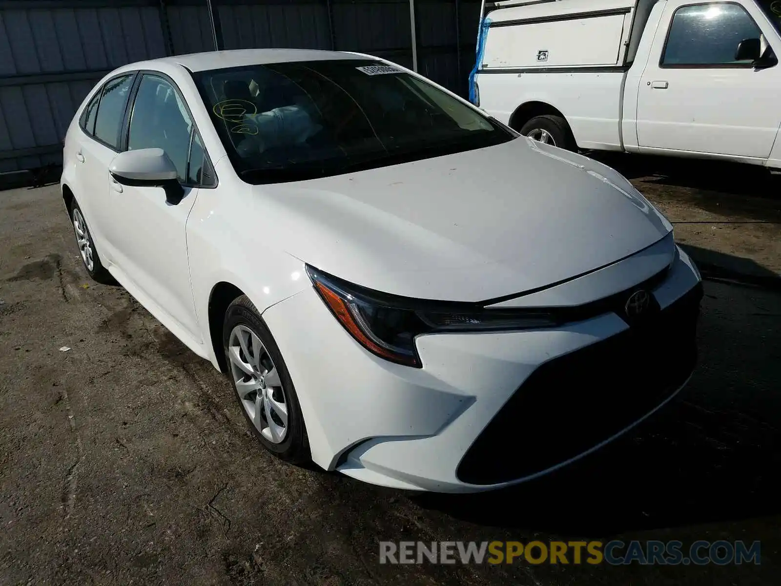 1 Photograph of a damaged car JTDEPRAE8LJ102970 TOYOTA COROLLA 2020