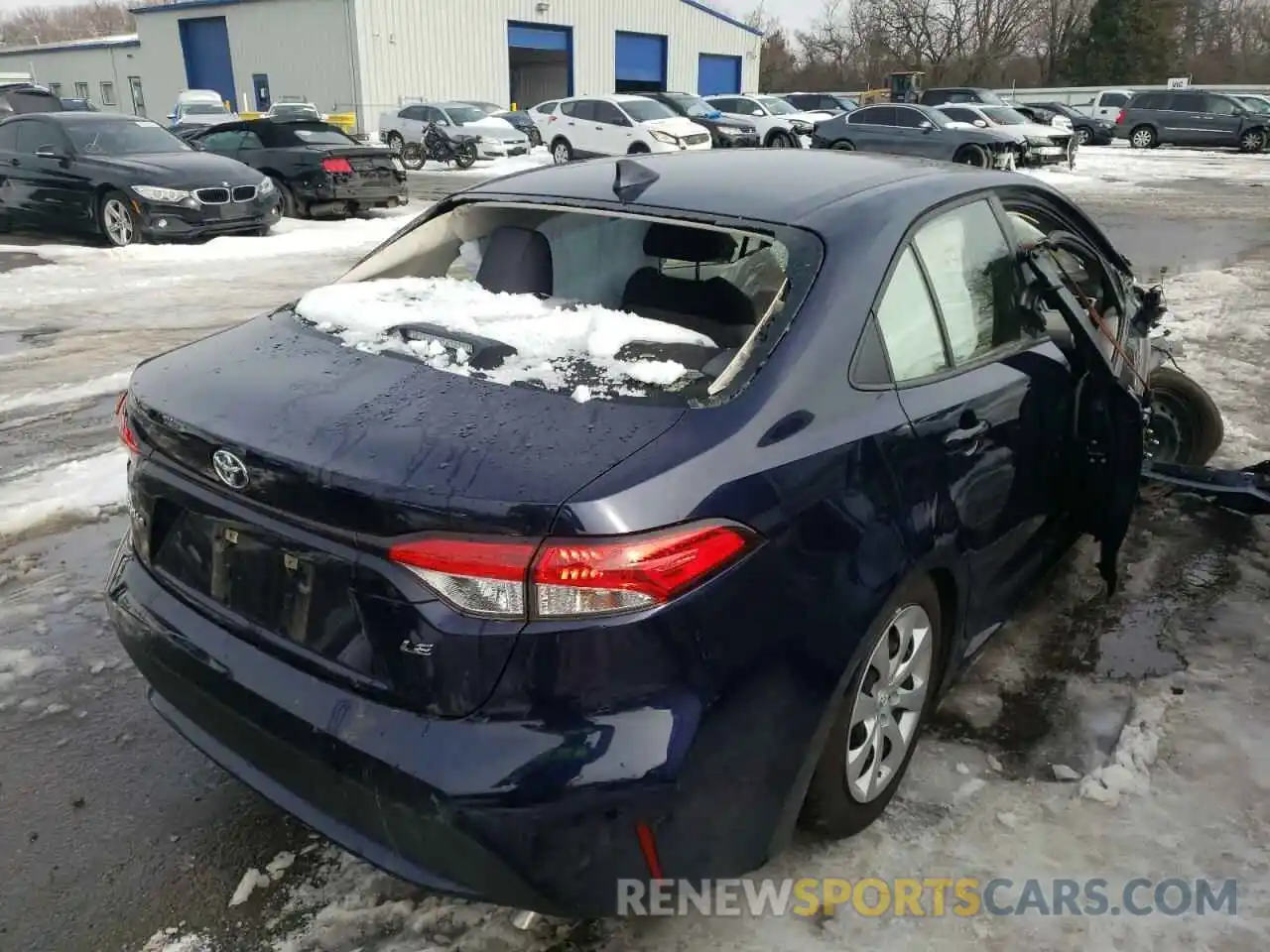 4 Photograph of a damaged car JTDEPRAE8LJ103388 TOYOTA COROLLA 2020