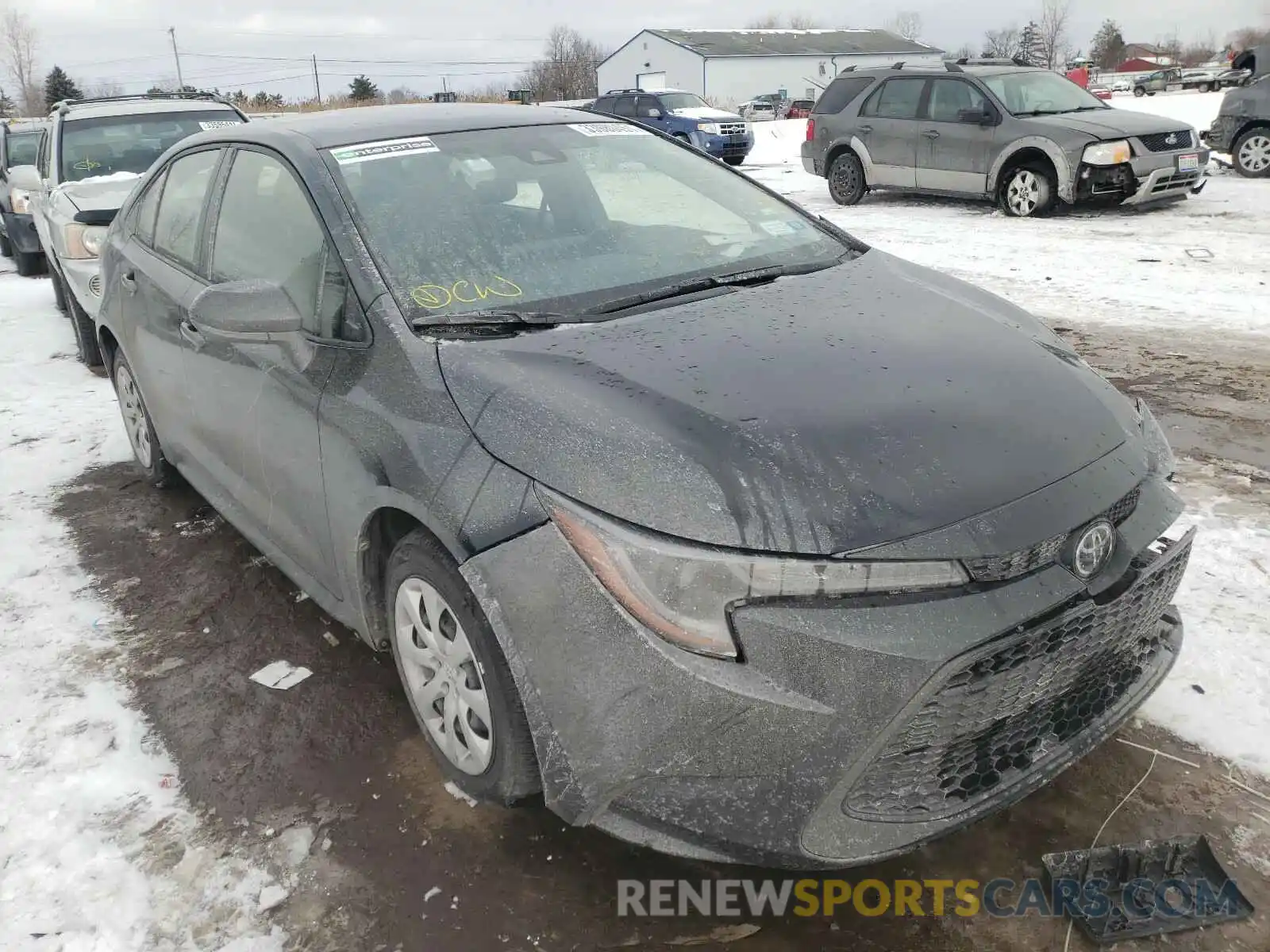 1 Photograph of a damaged car JTDEPRAE8LJ103682 TOYOTA COROLLA 2020