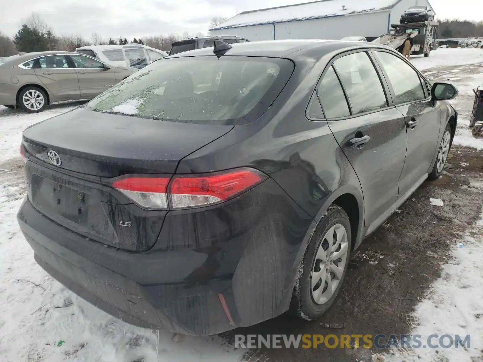 4 Photograph of a damaged car JTDEPRAE8LJ103682 TOYOTA COROLLA 2020