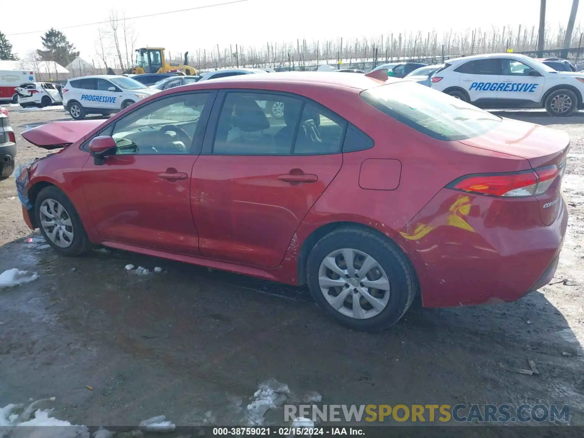 14 Photograph of a damaged car JTDEPRAE8LJ103746 TOYOTA COROLLA 2020