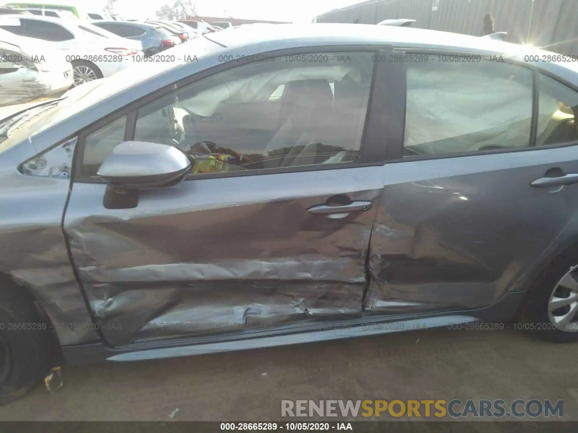 6 Photograph of a damaged car JTDEPRAE8LJ104248 TOYOTA COROLLA 2020