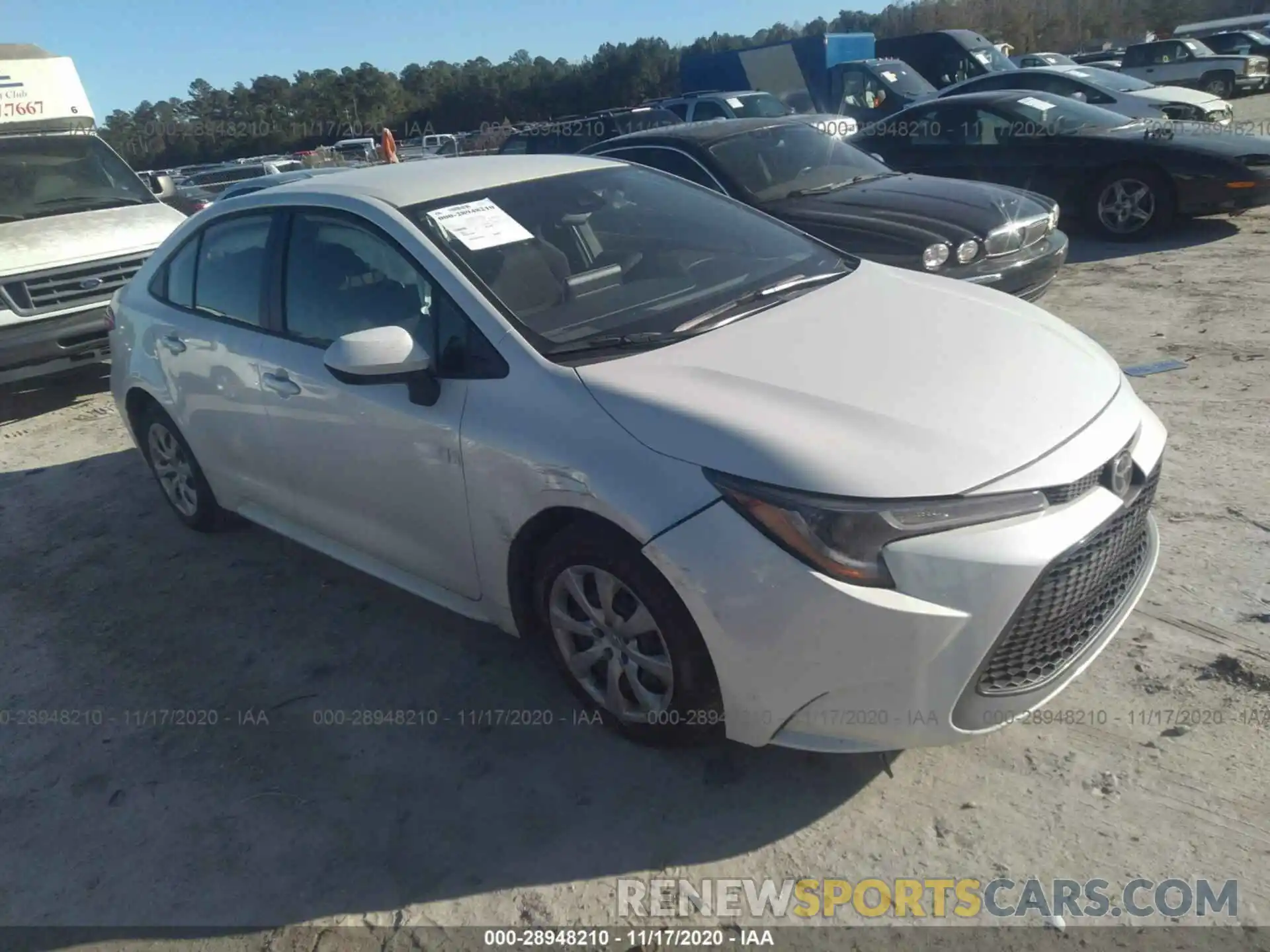 1 Photograph of a damaged car JTDEPRAE8LJ108574 TOYOTA COROLLA 2020