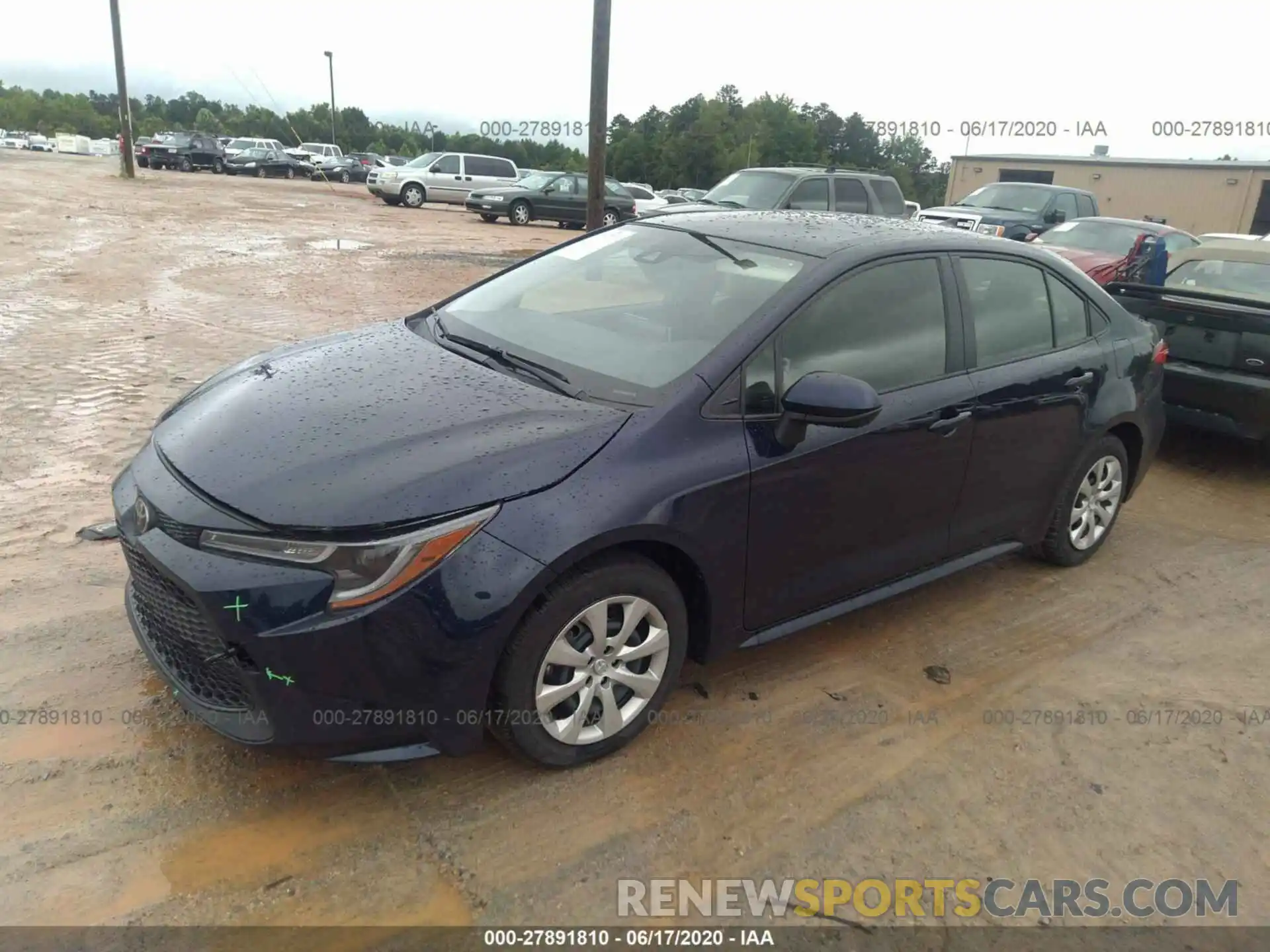 2 Photograph of a damaged car JTDEPRAE8LJ108946 TOYOTA COROLLA 2020