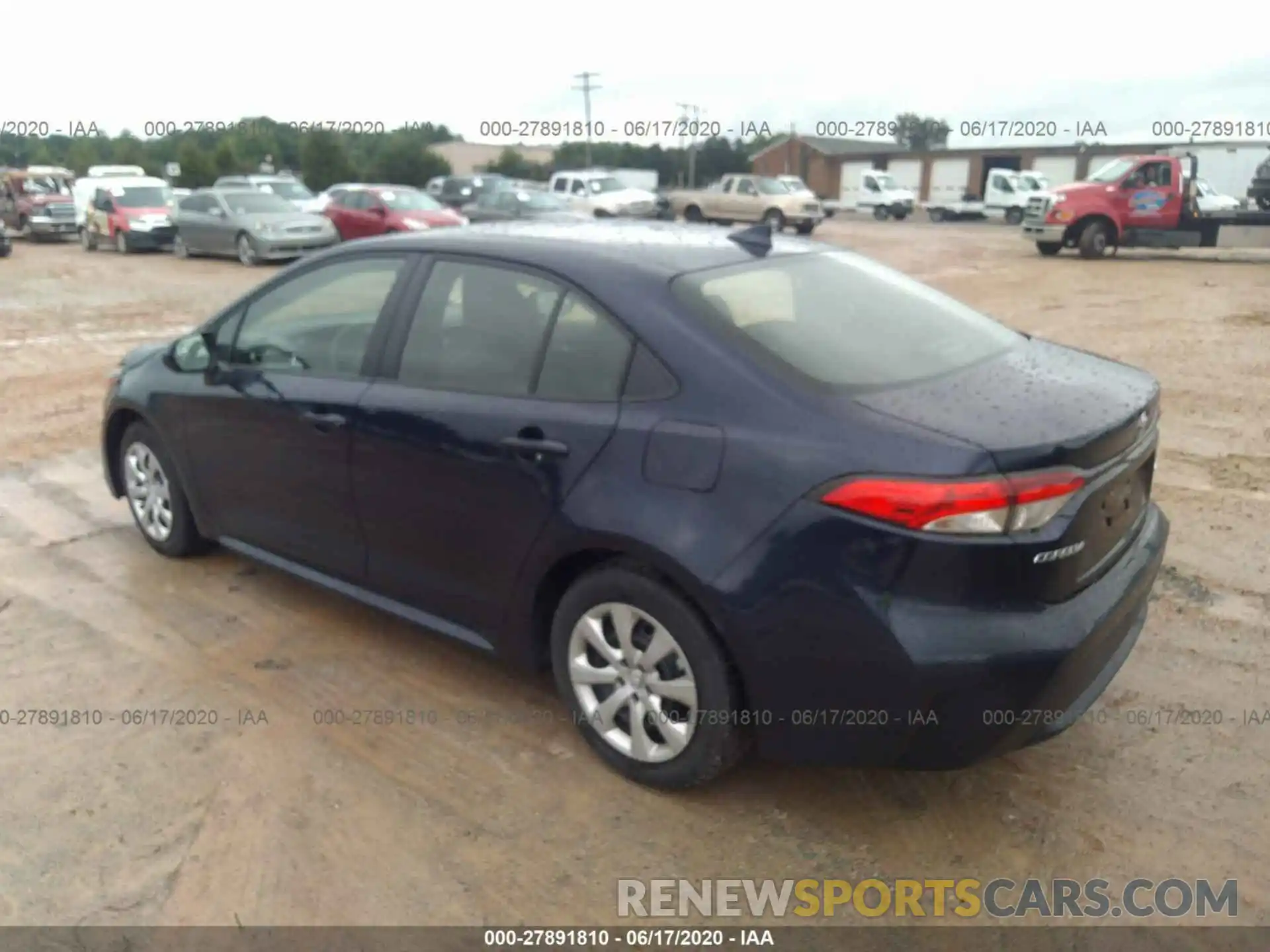 3 Photograph of a damaged car JTDEPRAE8LJ108946 TOYOTA COROLLA 2020