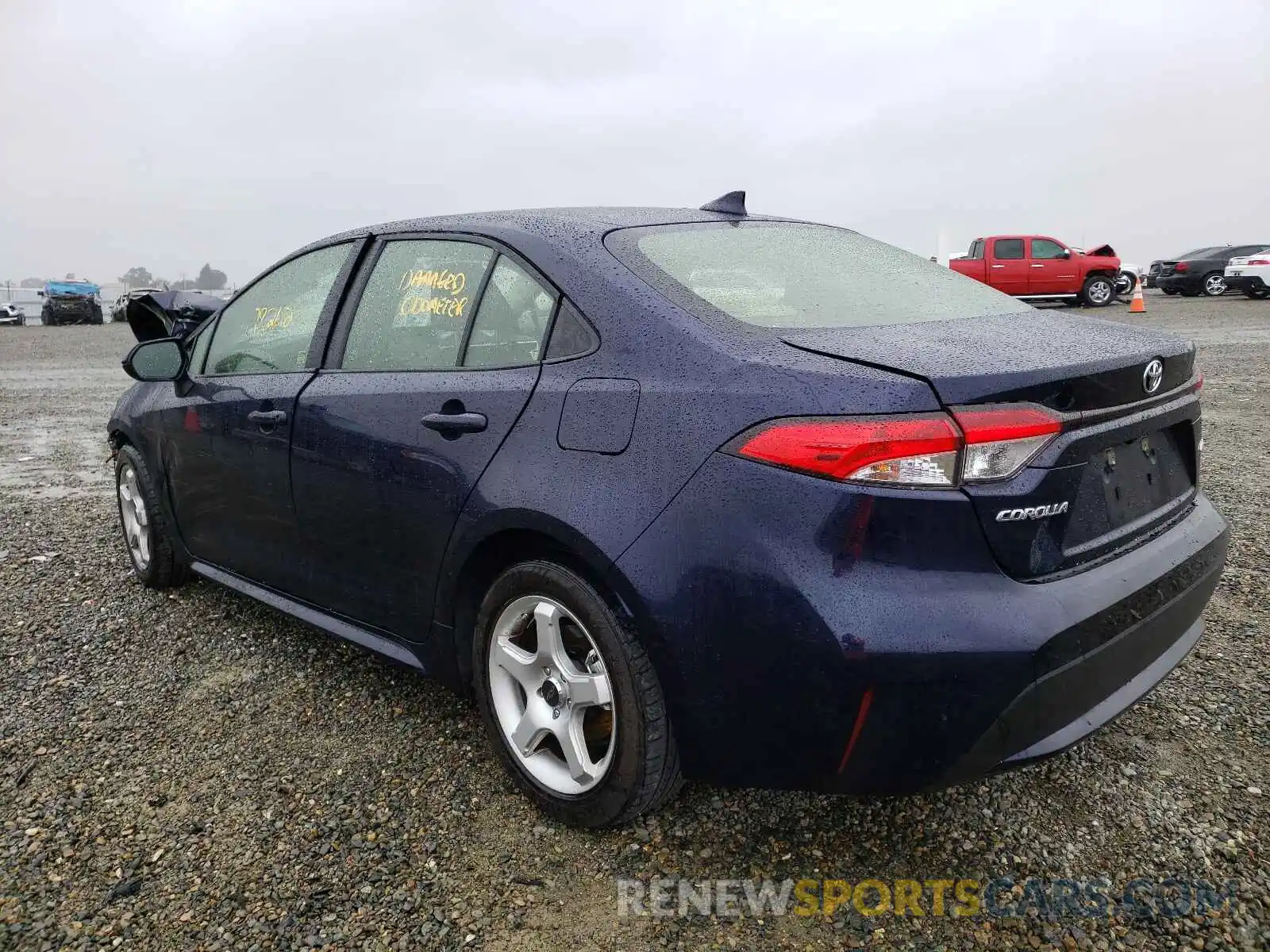 3 Photograph of a damaged car JTDEPRAE8LJ109210 TOYOTA COROLLA 2020